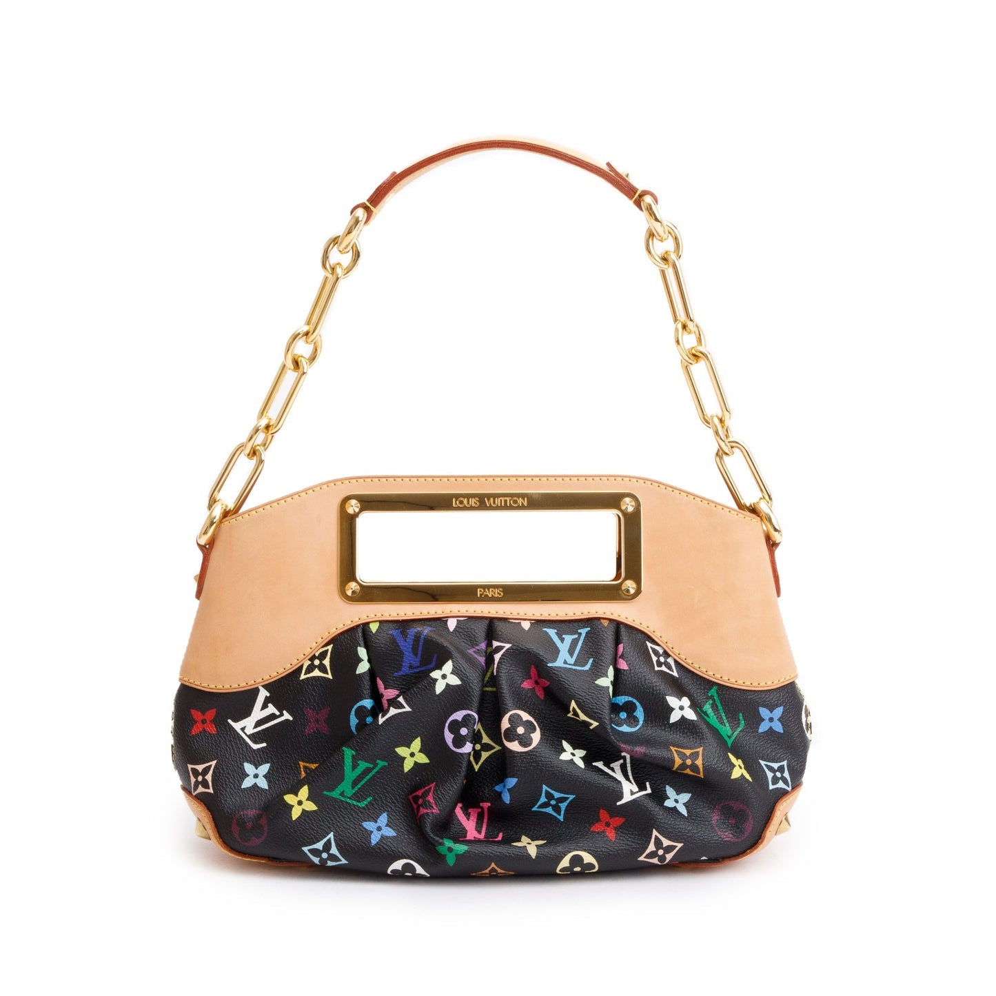 Louis Vuitton Monogram Black Multicolore Judy PM