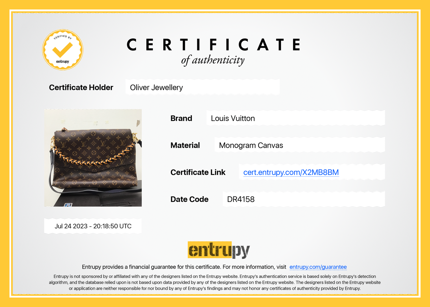 Louis Vuitton Monogram Braided Handle Beaubourg MM