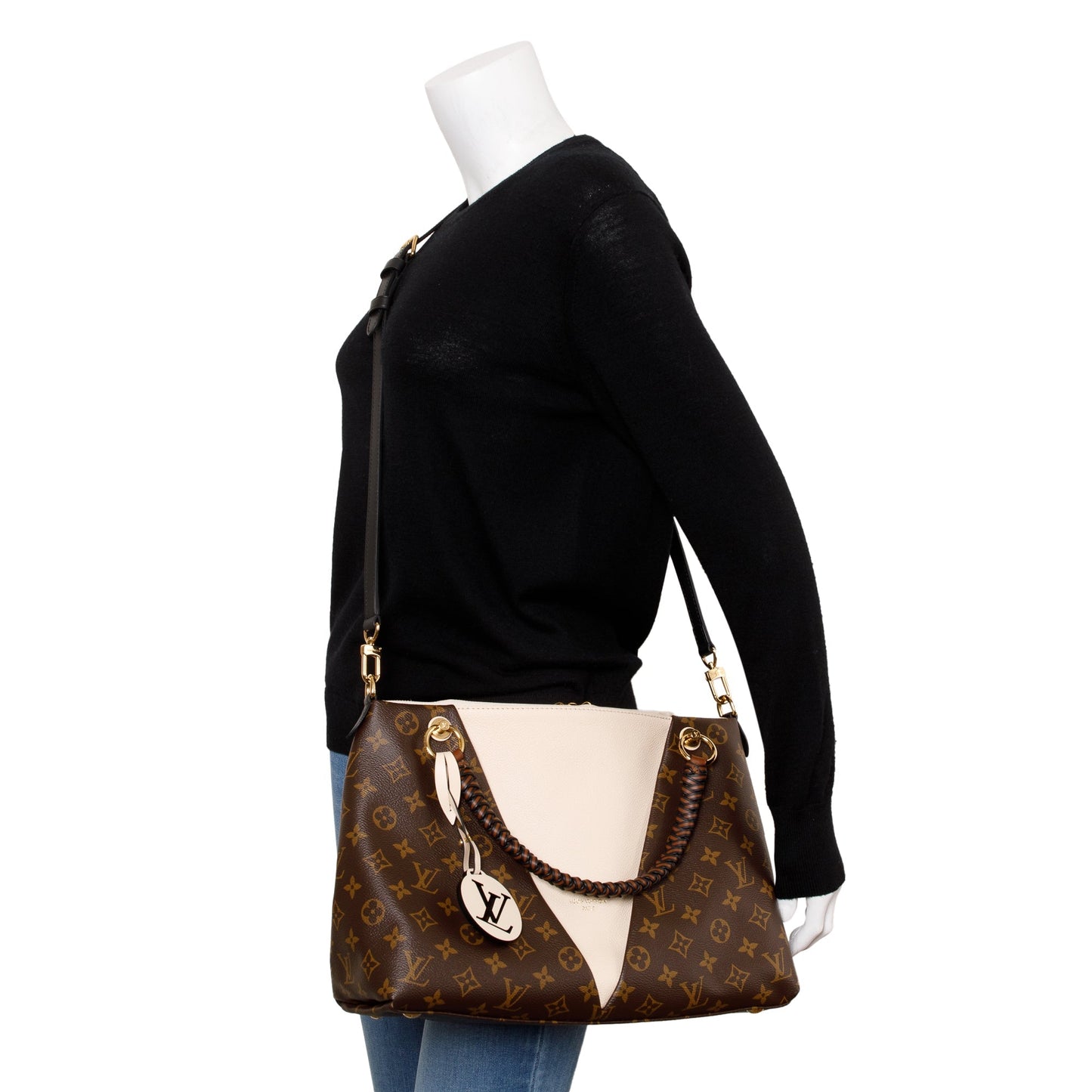 Louis Vuitton Monogram Braided V Tote MM