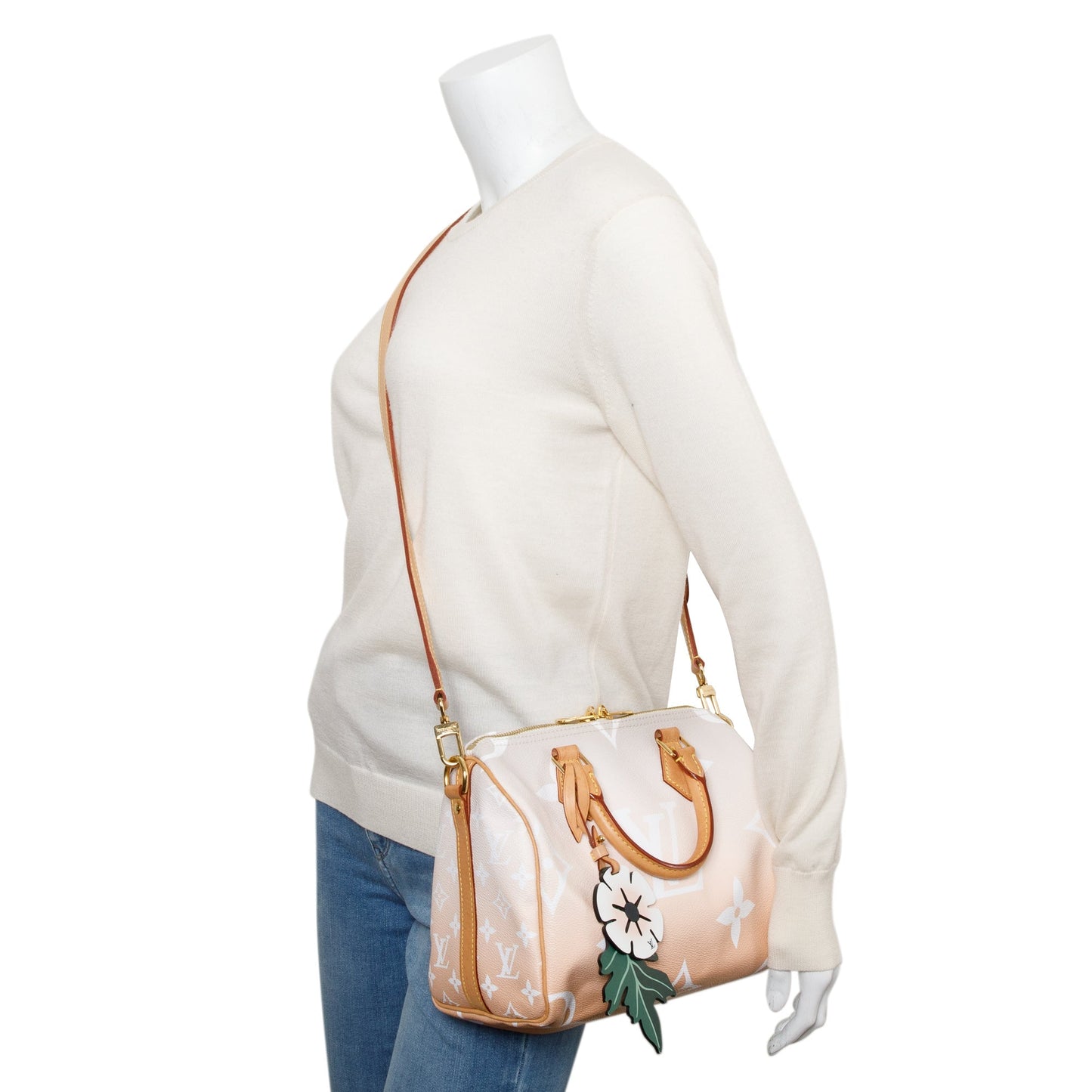 Louis Vuitton Monogram By The Pool Speedy Bandouliere 25