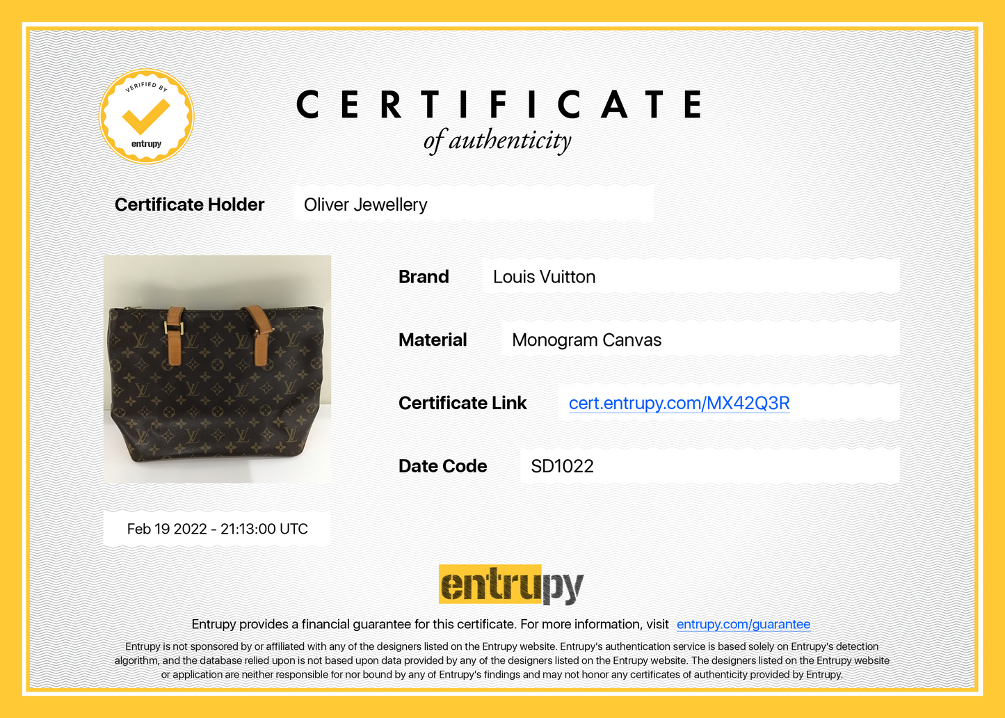 Louis Vuitton Monogram Cabas Piano Tote