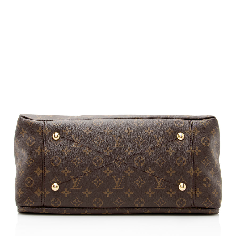 Louis Vuitton Monogram Canvas Artsy MM Shoulder Bag (SHF-19655)