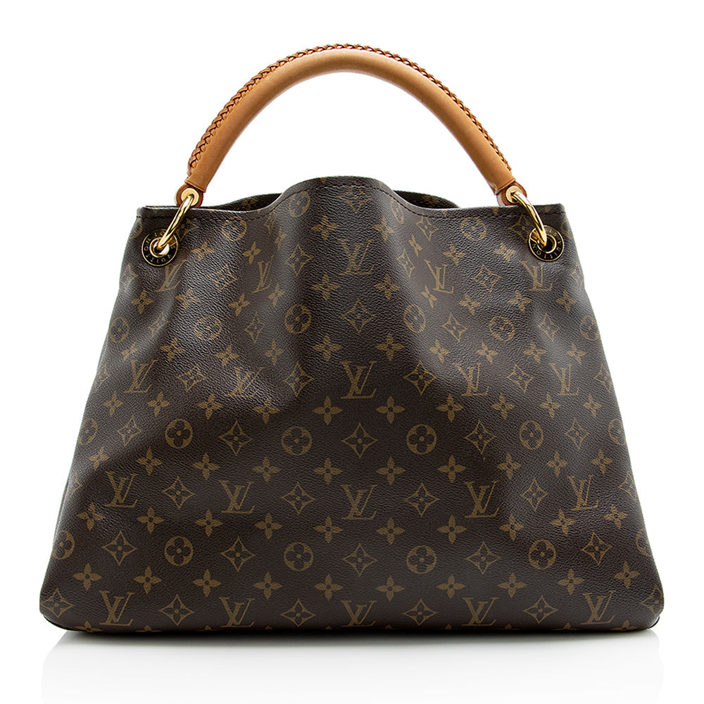 Louis Vuitton Monogram Canvas Artsy MM Shoulder Bag (SHF-21699)