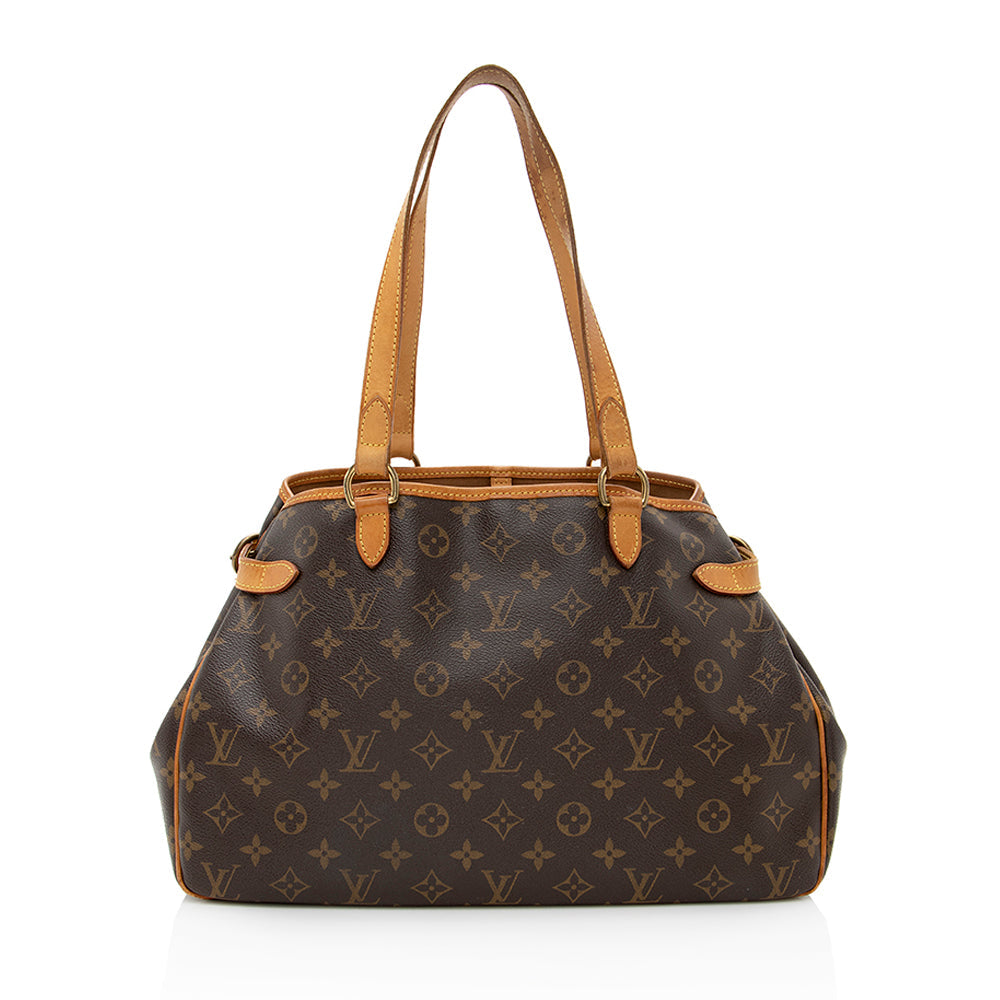 Louis Vuitton Monogram Canvas Batignolles Horizontal Tote (SHF-19924)