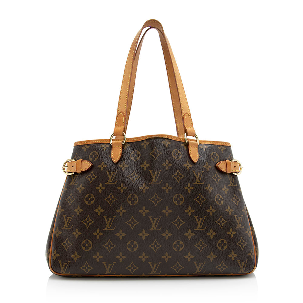 Louis Vuitton Monogram Canvas Batignolles Horizontal Tote (SHF-21274)