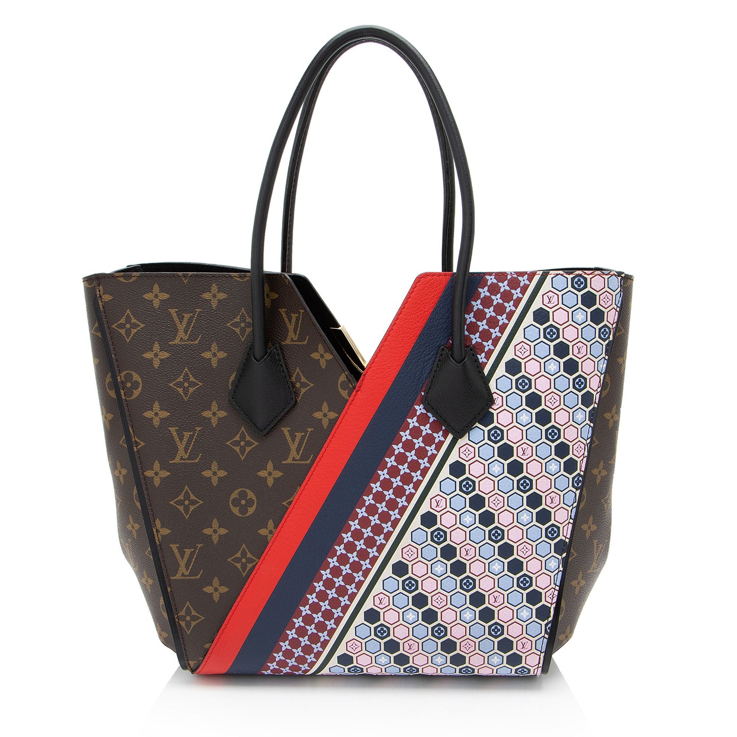 Louis Vuitton Monogram Canvas Calf Leather Kimono Tote (SHF-Ch7DUp)
