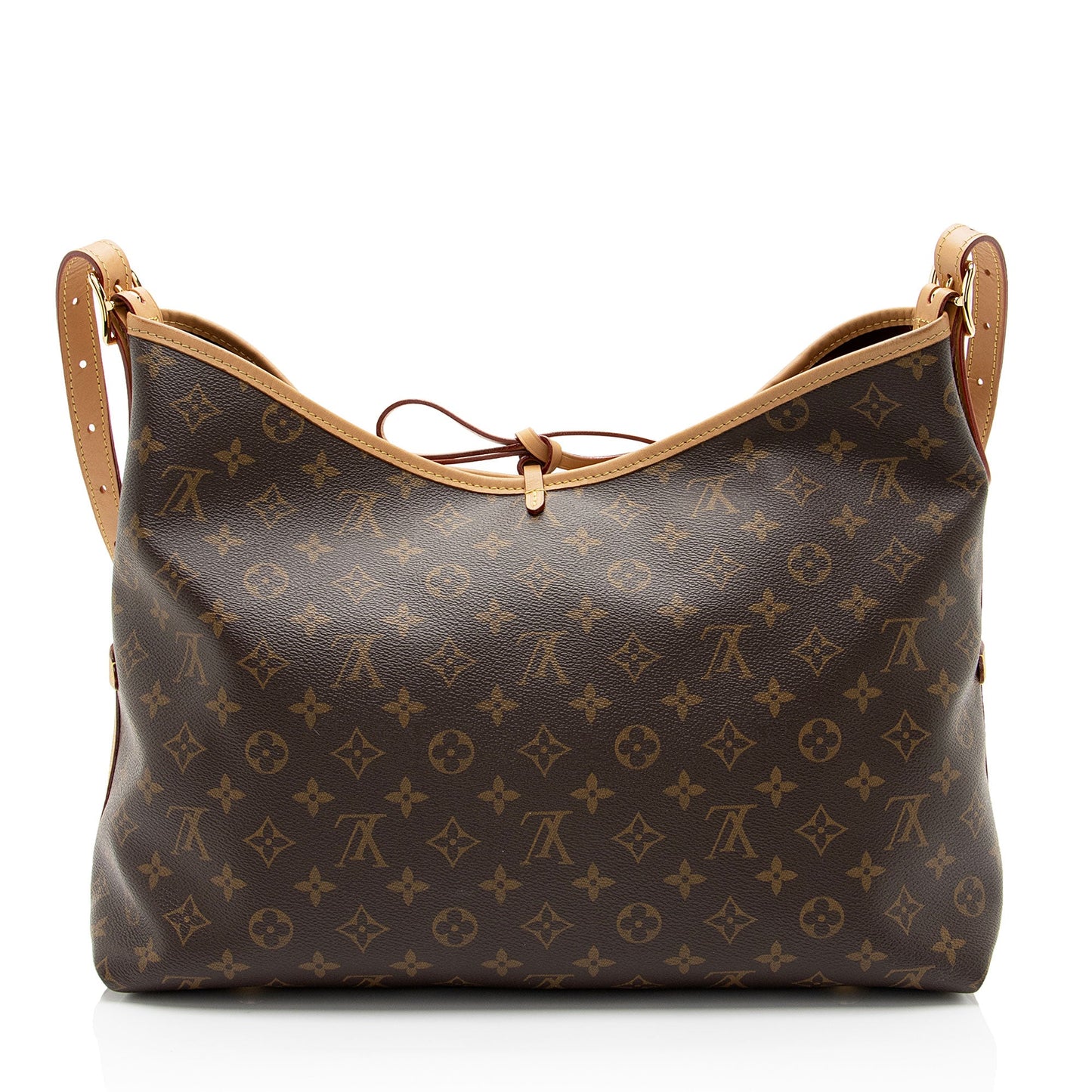 Louis Vuitton Monogram Canvas CarryAll MM Shoulder Bag (SHF-y100jU)