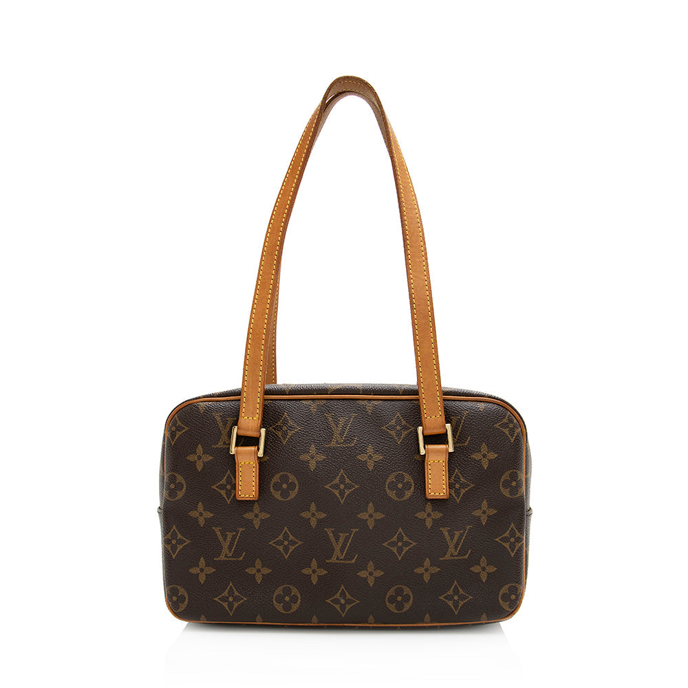 Louis Vuitton Monogram Canvas Cite MM Shoulder Bag (SHF-21163)