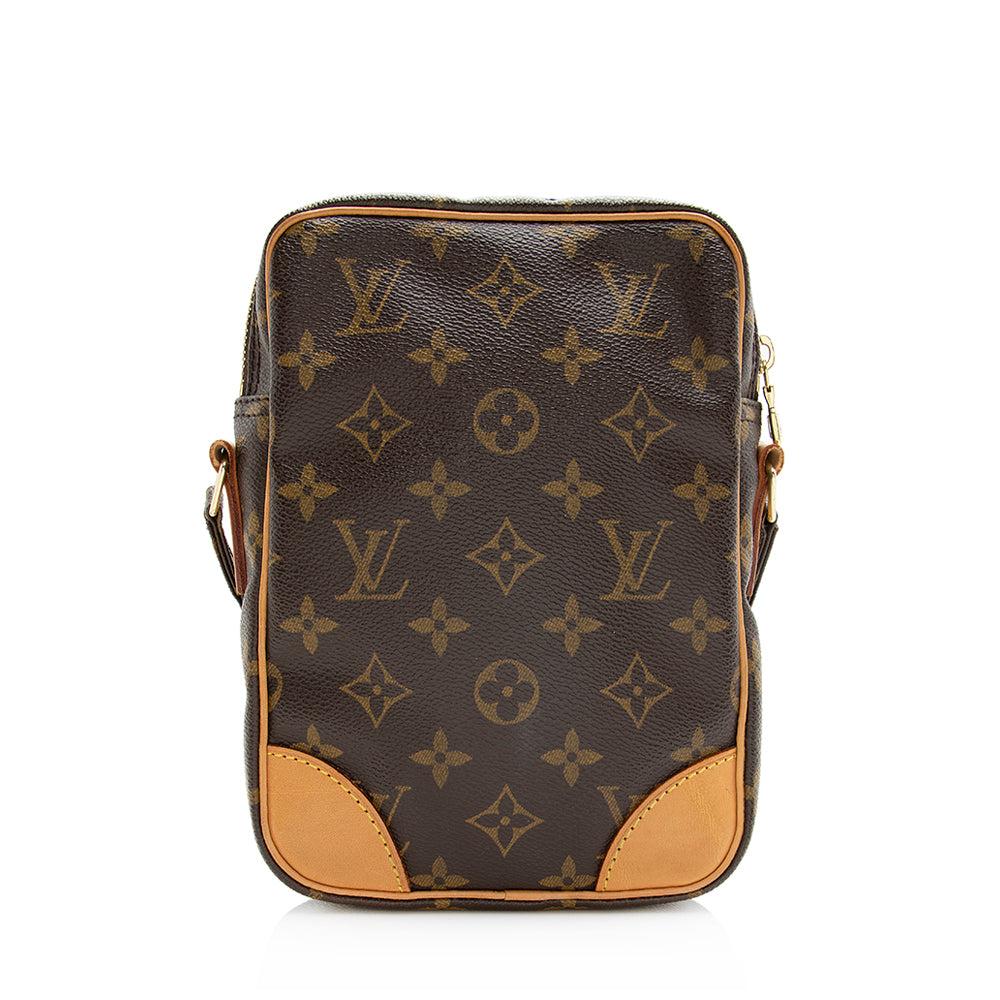 Louis Vuitton Vintage Monogram Canvas Danube Shoulder Bag (SHF-20197)
