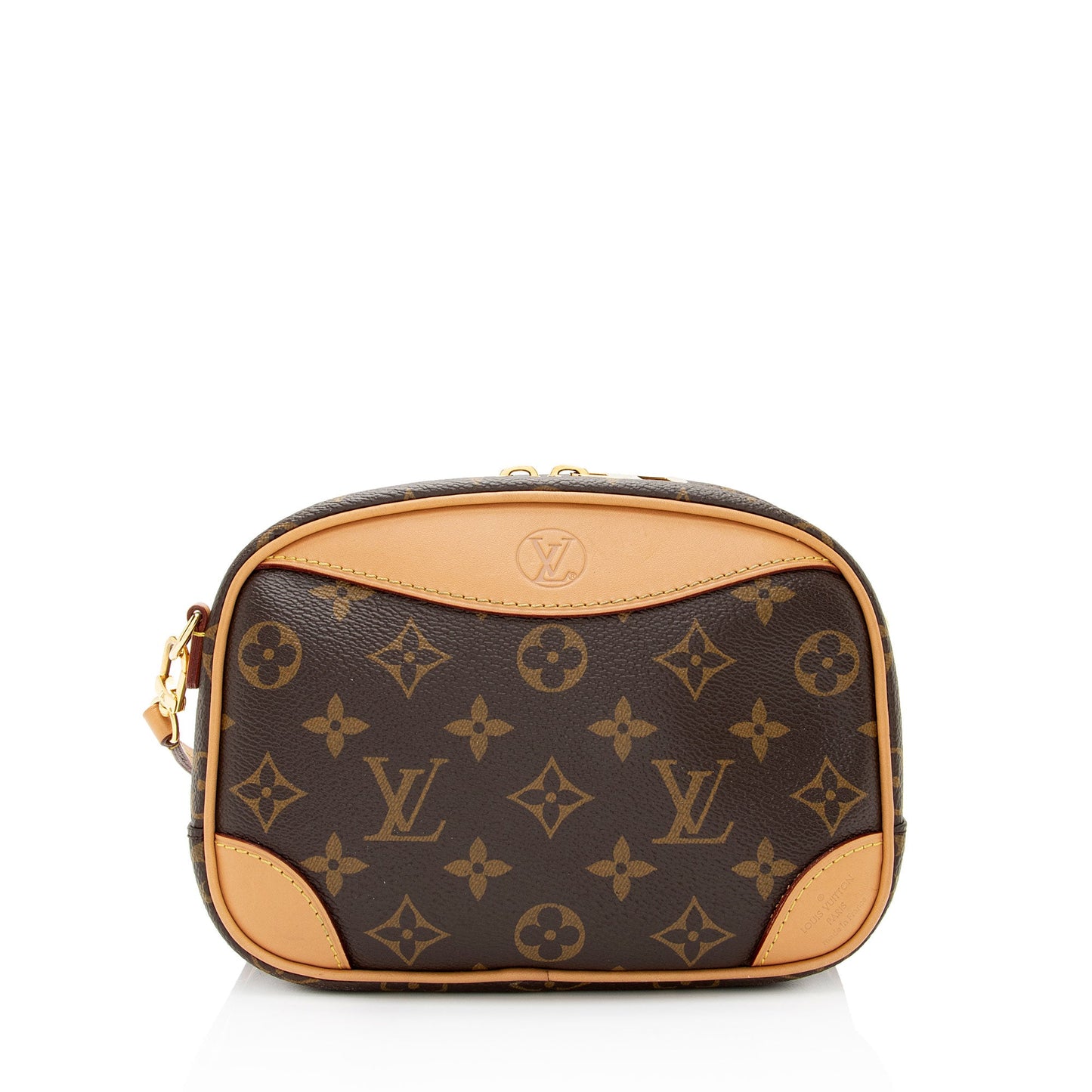 Louis Vuitton Monogram Canvas Deauville Mini Shoulder Bag (SHF-sSJvjs)