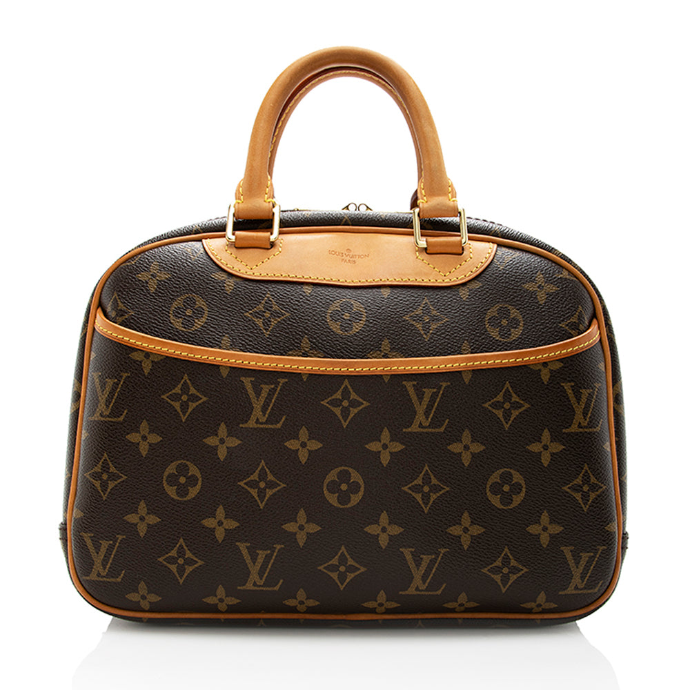 Louis Vuitton Monogram Canvas Trouville Satchel (SHF-17478)