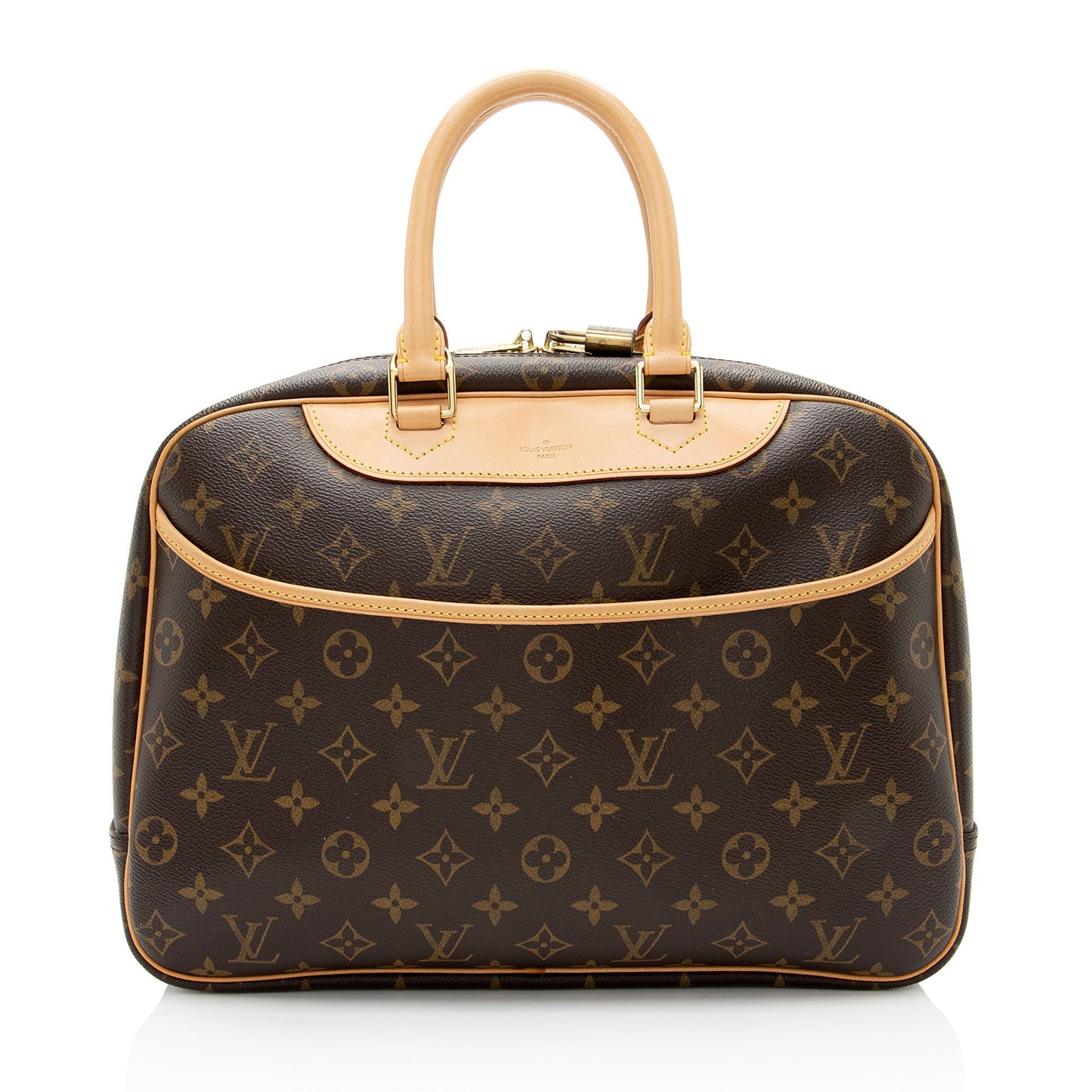 Louis Vuitton Monogram Canvas Deauville Satchel (SHF-aCt7nv)