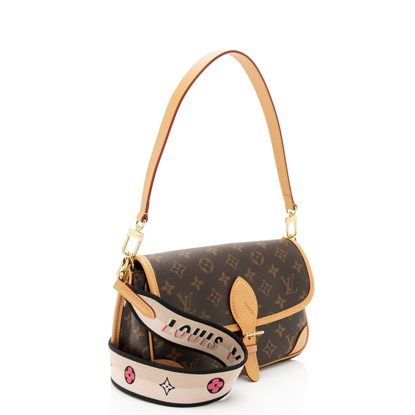 Louis Vuitton Monogram Canvas Diane Satchel (SHF-J5MK2f)