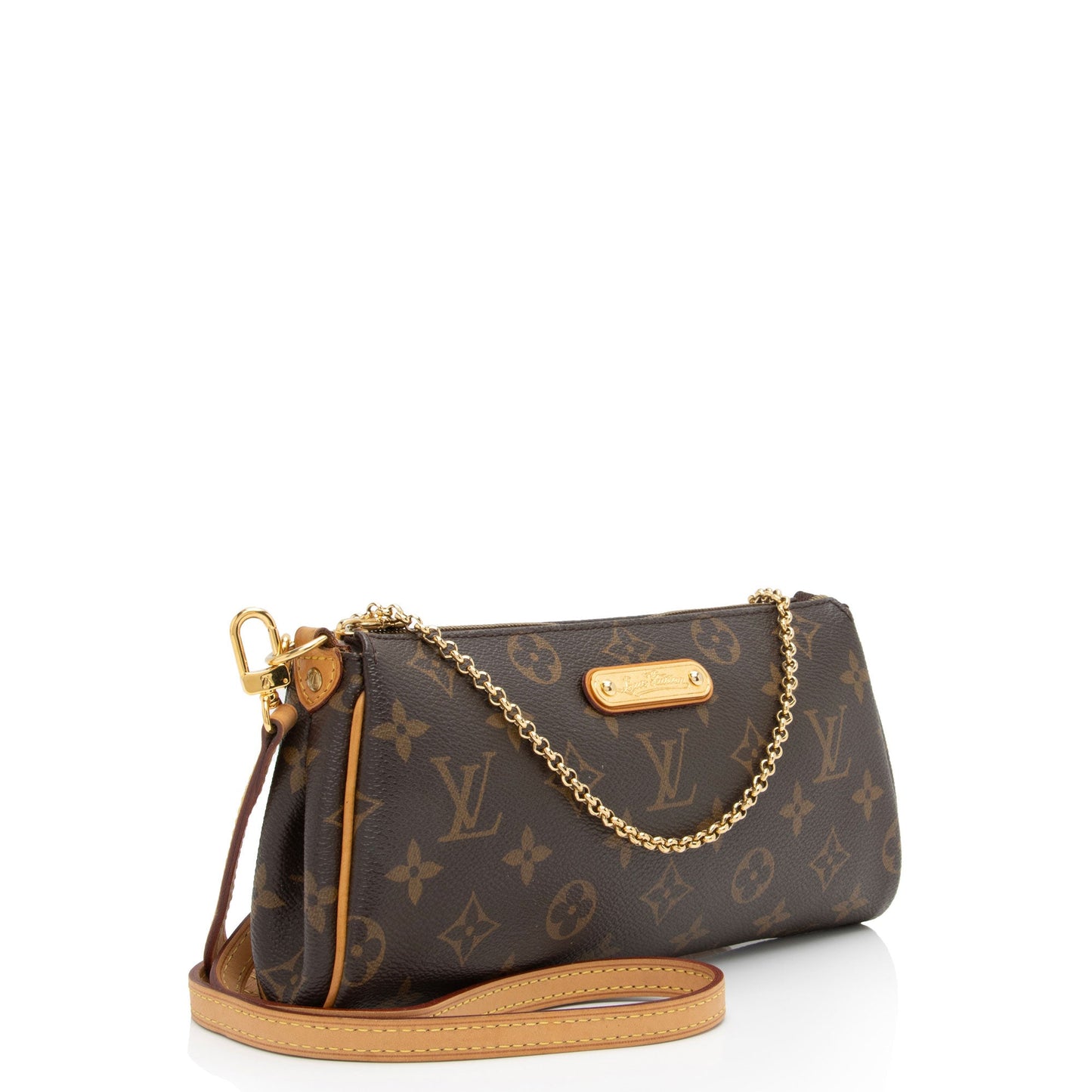 Louis Vuitton Monogram Canvas Eva Clutch (SHF-AbJ6dZ)