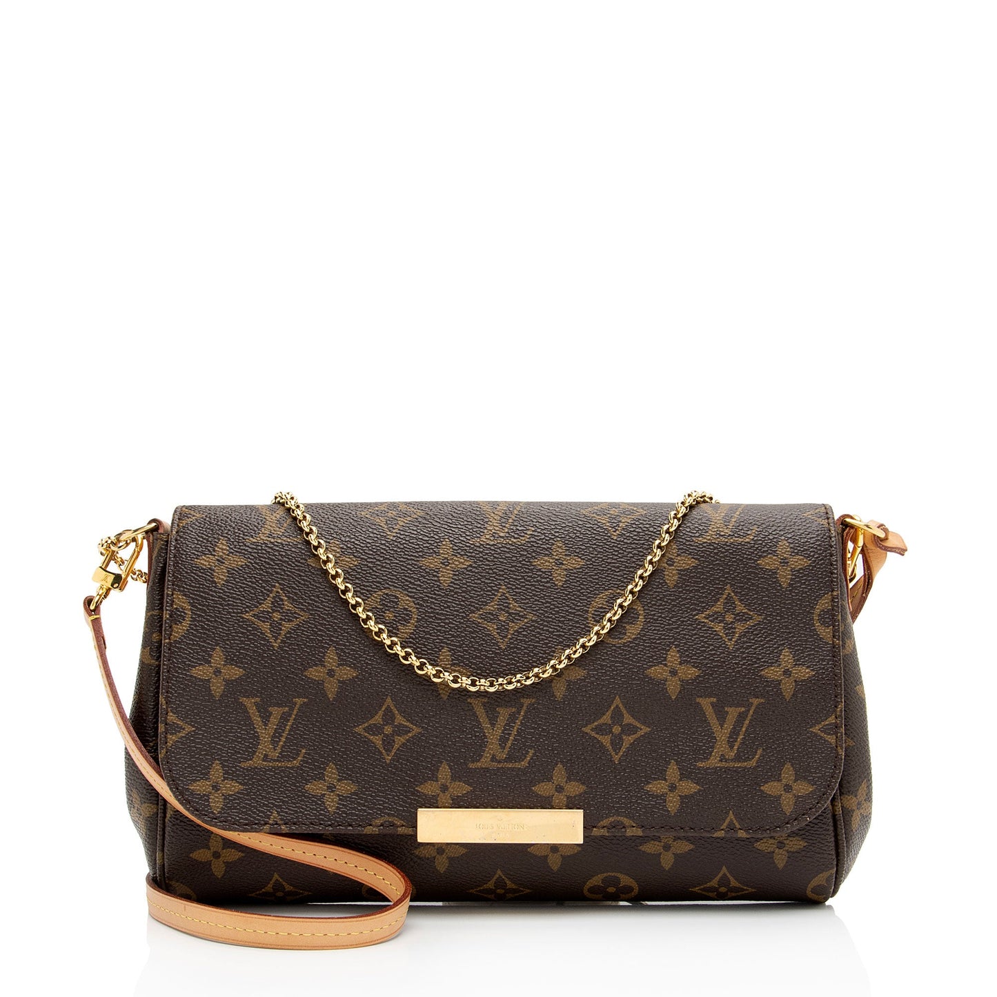 Louis Vuitton Monogram Canvas Favorite MM Shoulder Bag (SHF-4VRVaU)