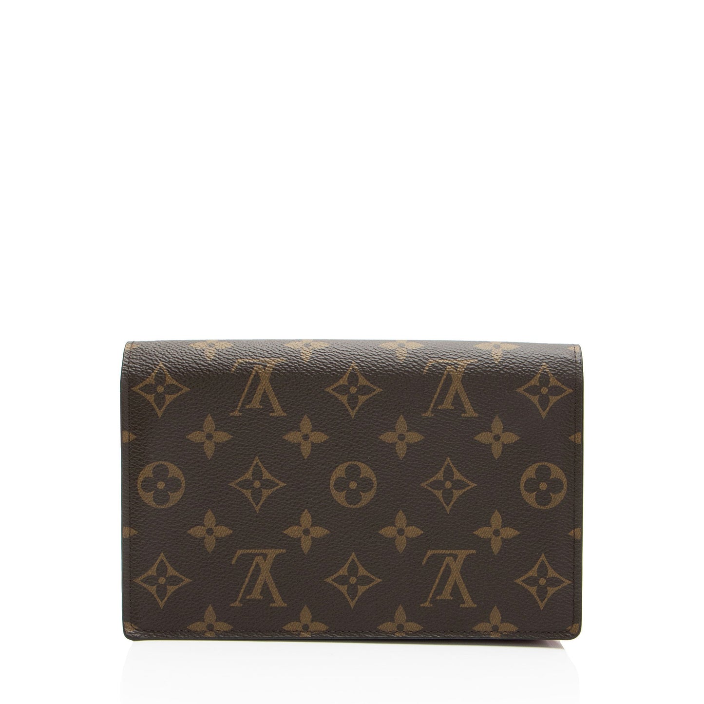 Louis Vuitton Monogram Canvas Flore Chain Wallet (SHF-Lu1wBf)