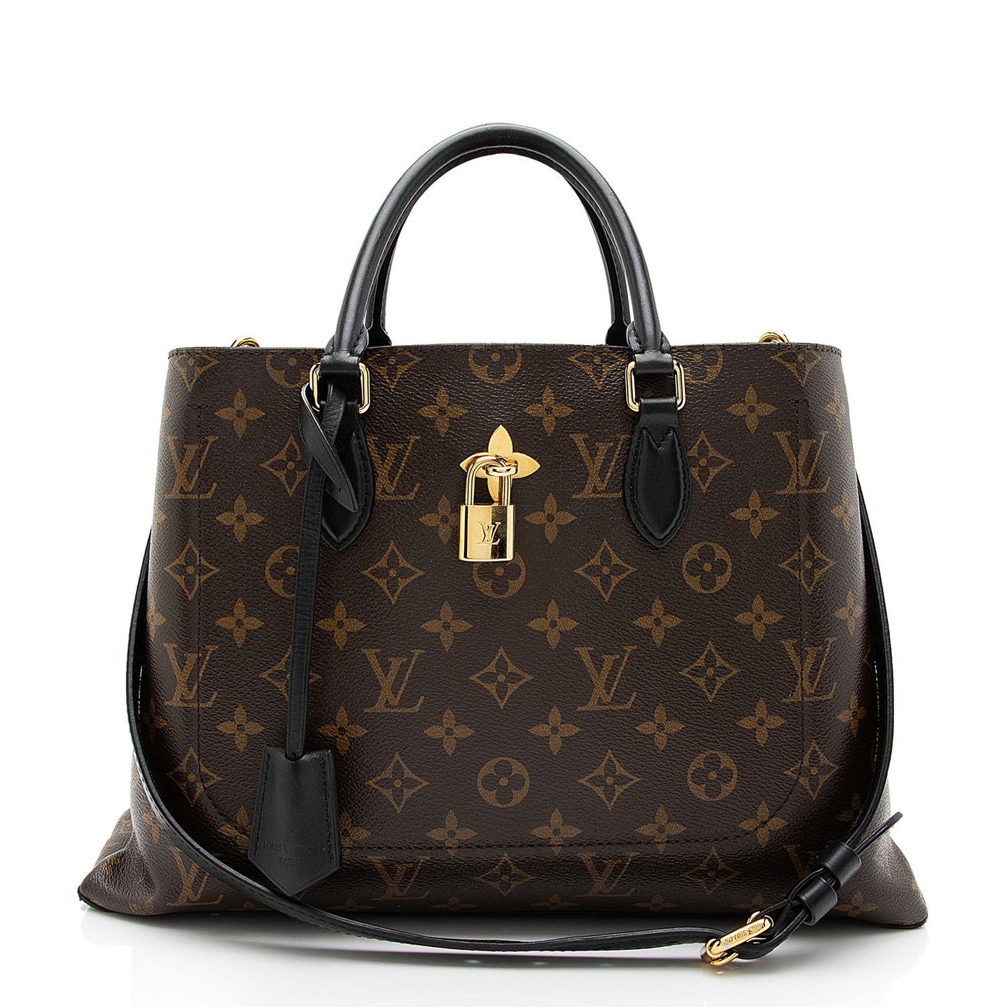 Louis Vuitton Monogram Canvas Flower Tote (SHF-peQLcU)