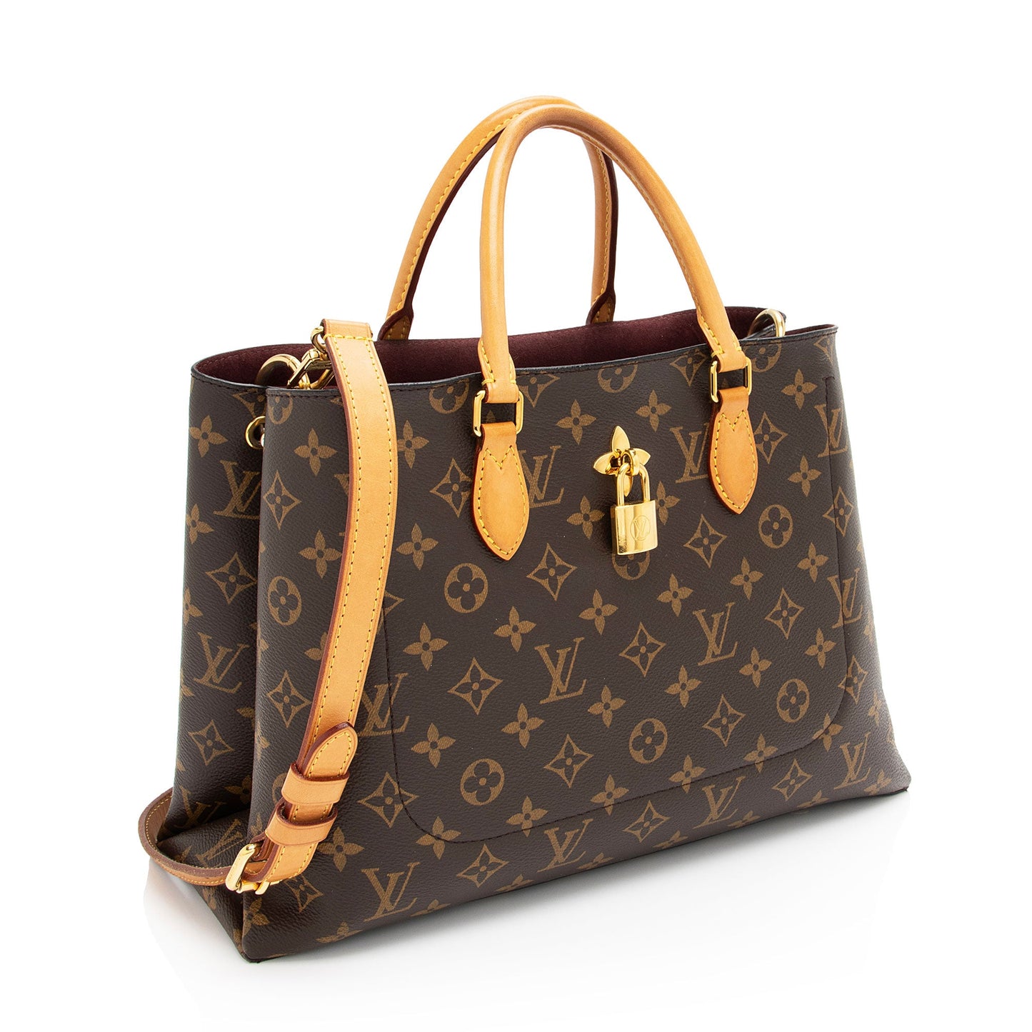 Louis Vuitton Monogram Canvas Flower Tote (SHF-SklG5A)