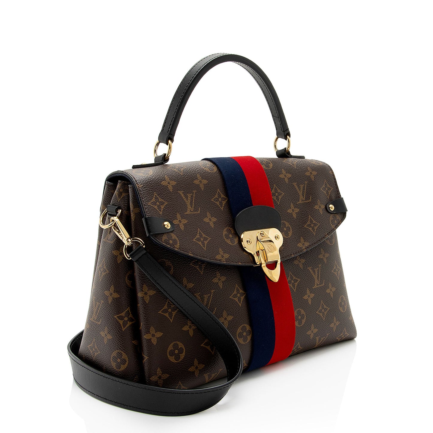 Louis Vuitton Monogram Canvas Georges MM Satchel (SHF-RBn9V8)