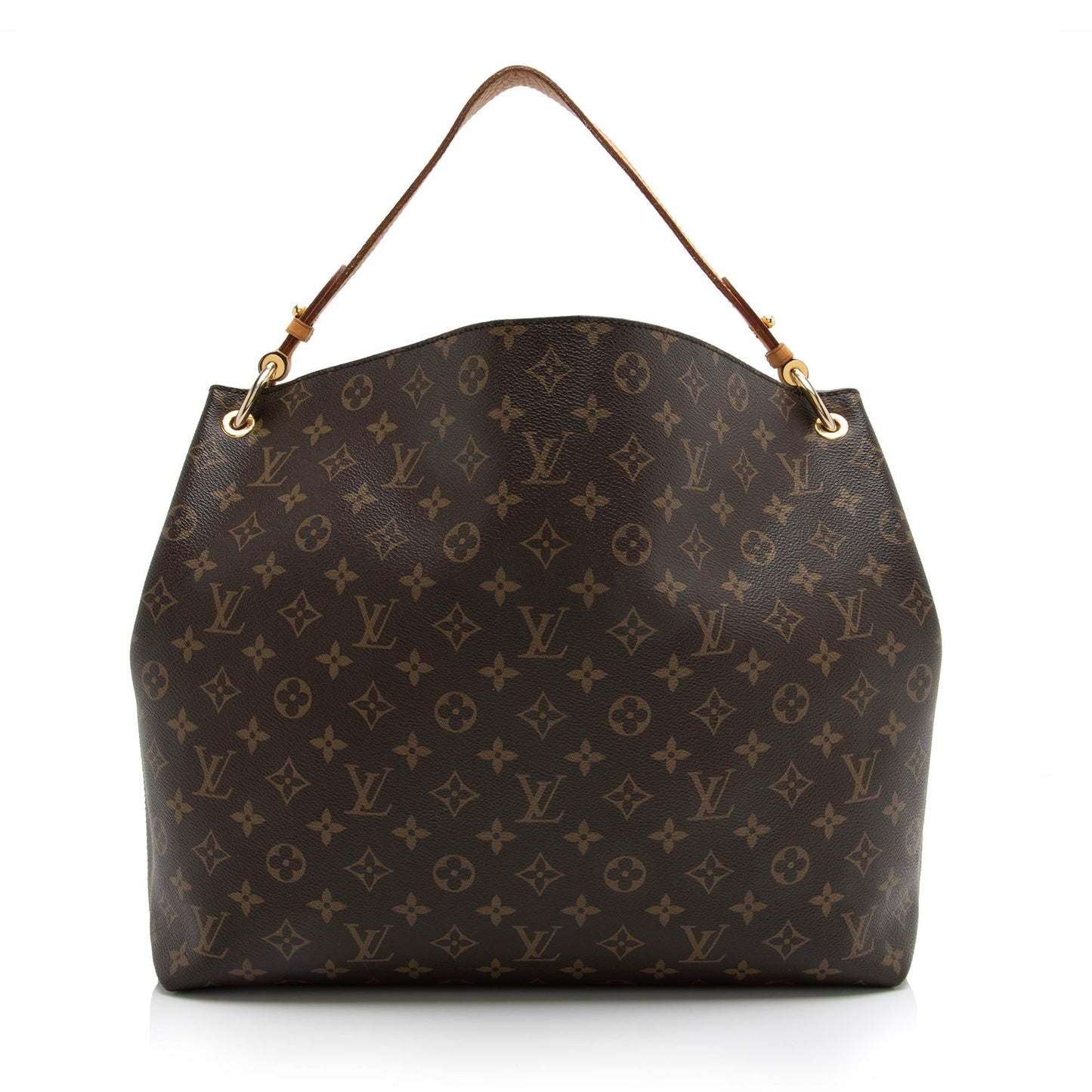 Louis Vuitton Monogram Canvas Graceful MM Hobo (SHF-23446)