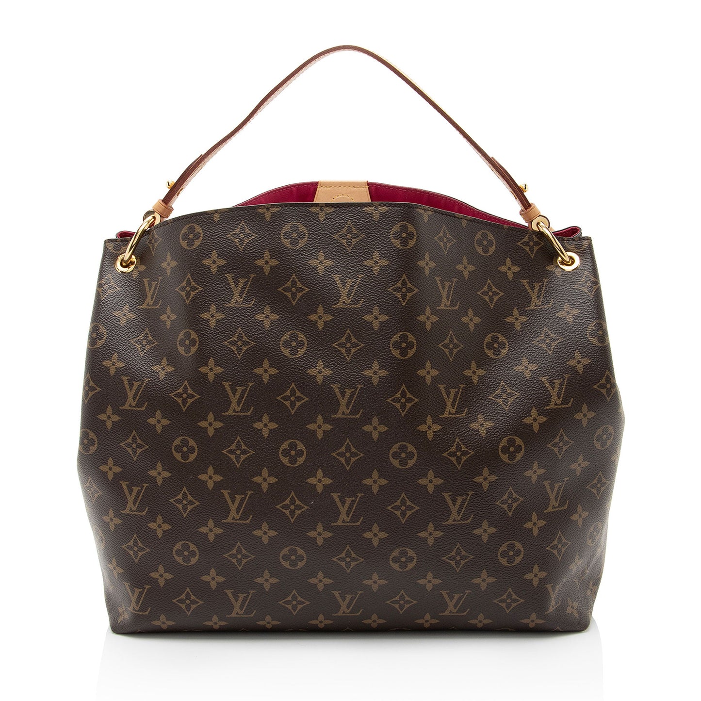 Louis Vuitton Monogram Canvas Graceful MM Hobo (SHF-9a1WVz)