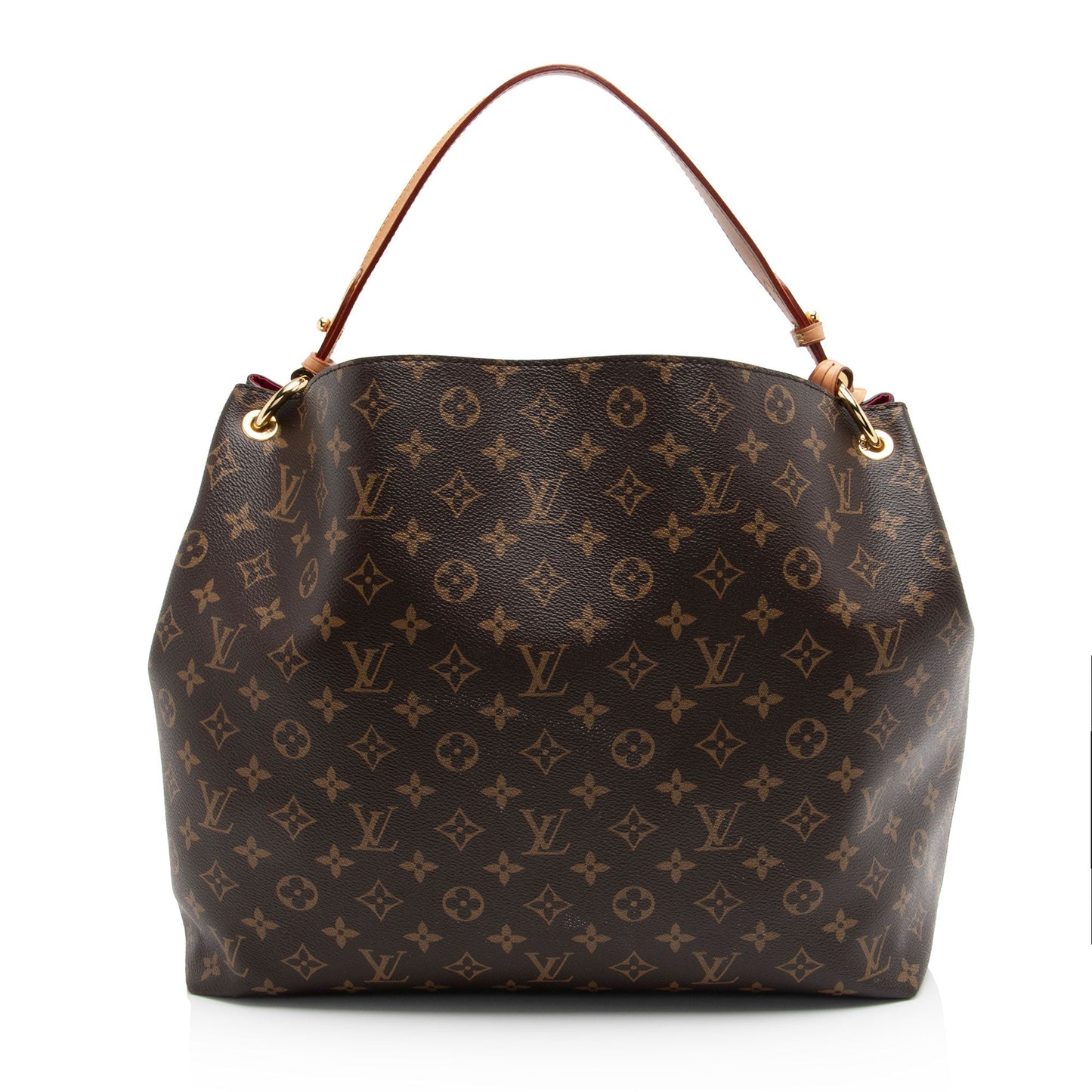 Louis Vuitton Monogram Canvas Graceful MM Hobo (SHF-tfwRXn)
