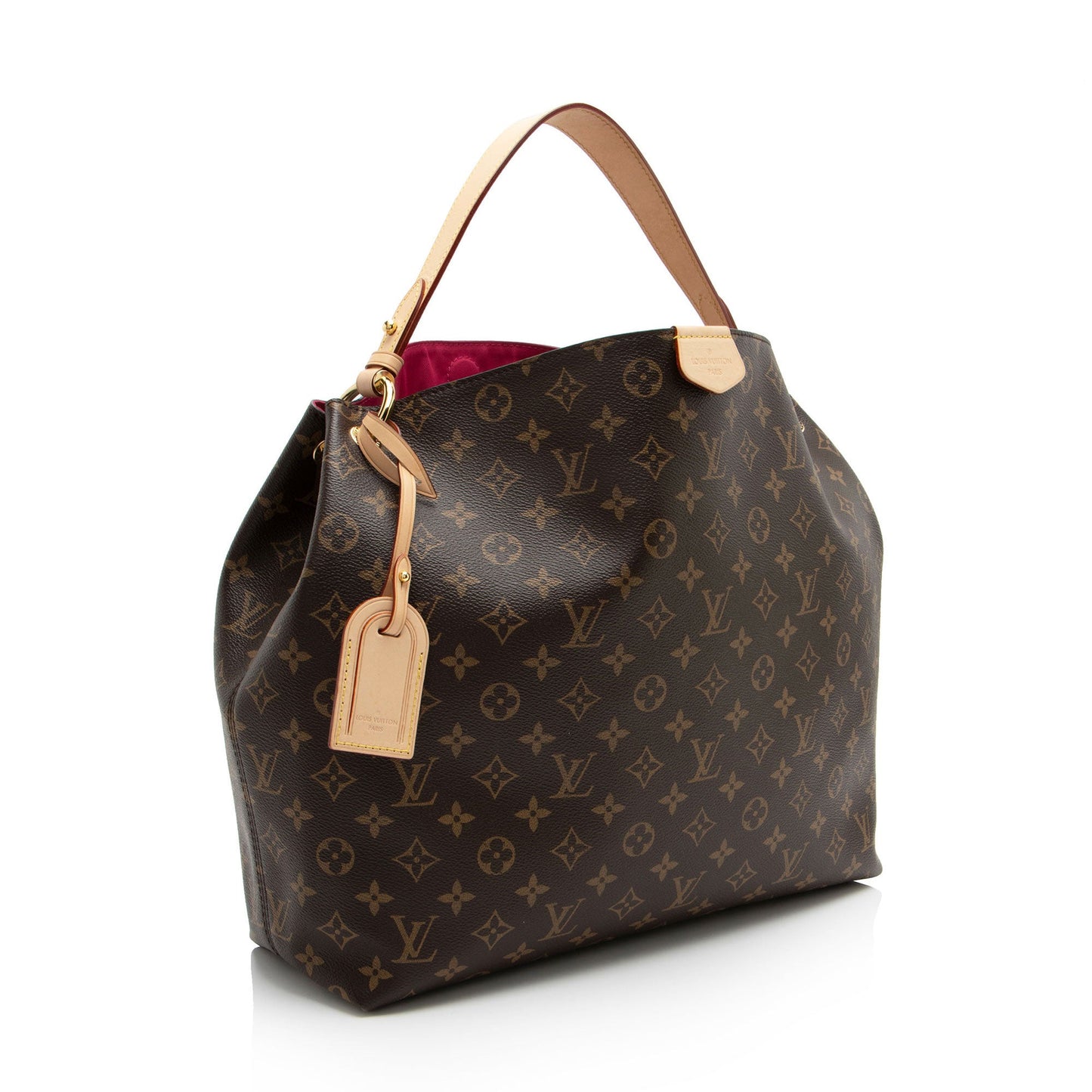 Louis Vuitton Monogram Canvas Graceful MM Hobo (SHF-qPCES1)