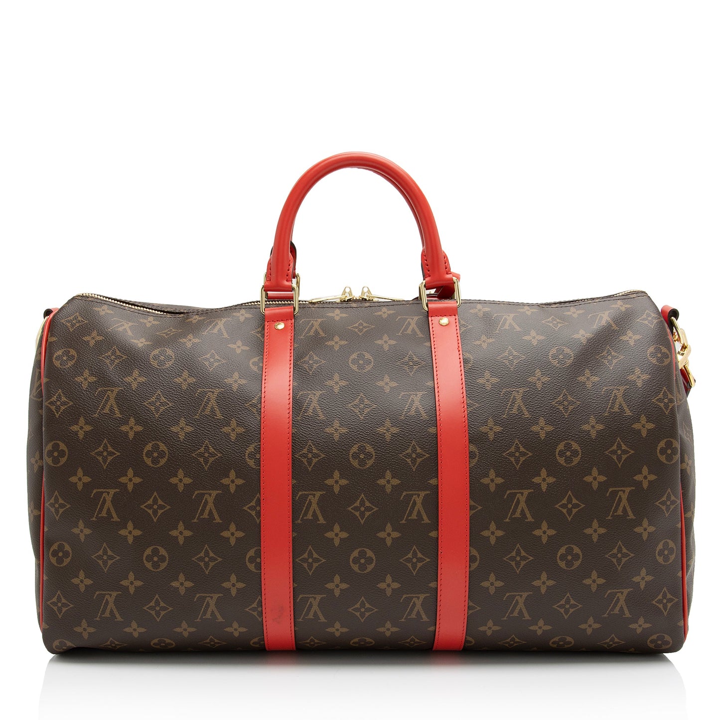 Louis Vuitton Monogram Canvas Keepall Bandouliere 50 Duffle Bag (SHF-23912)