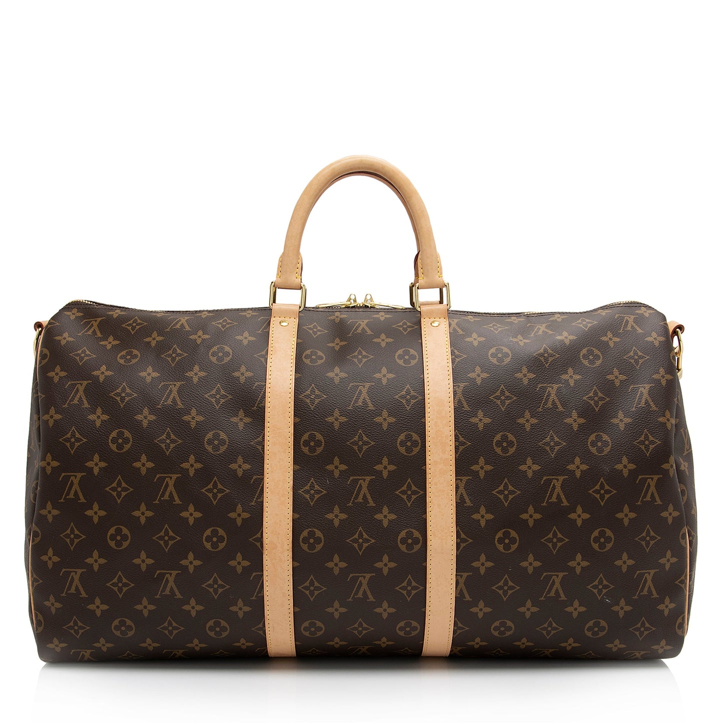 Louis Vuitton Vintage Monogram Canvas Keepall Bandouliere 50 Duffle Bag (SHF-JnQc5j)