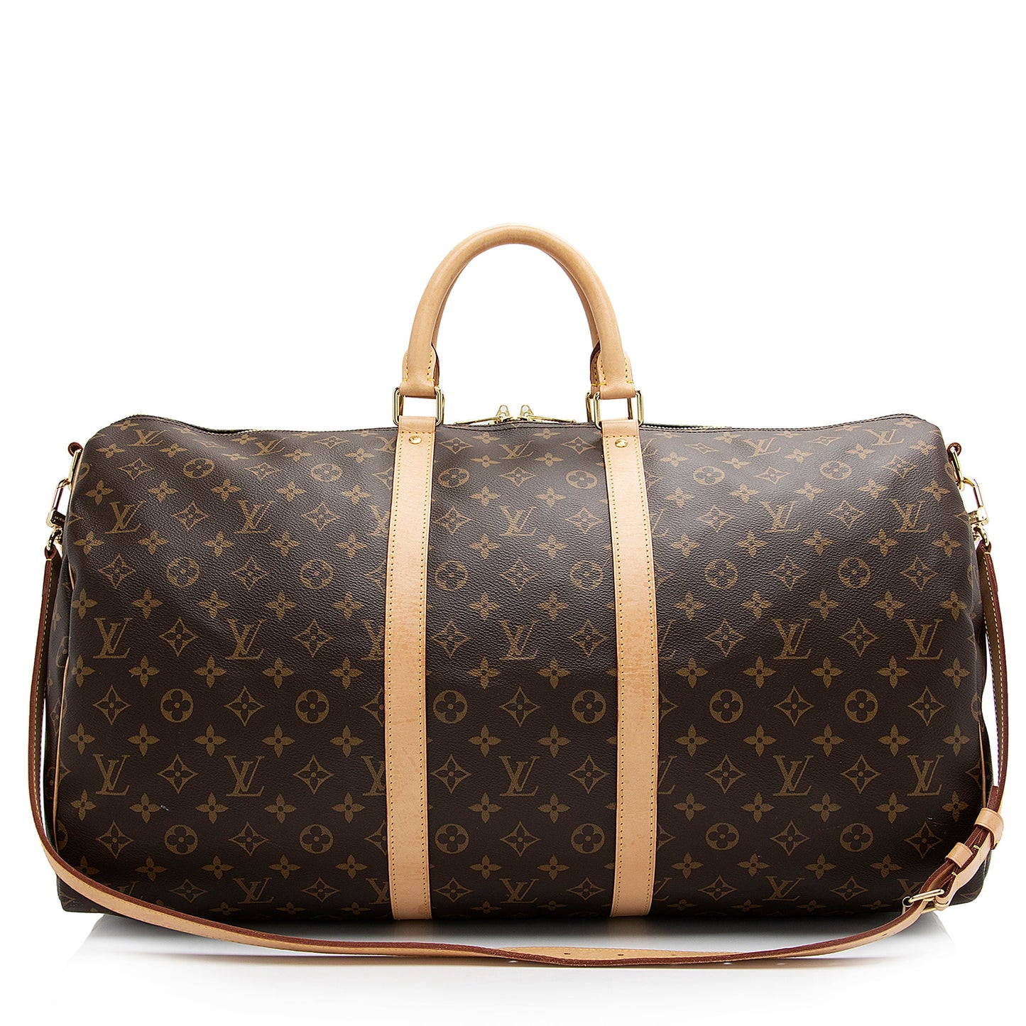 Louis Vuitton Vintage Monogram Canvas Keepall Bandouliere 50 Duffle Bag (SHF-JnQc5j)