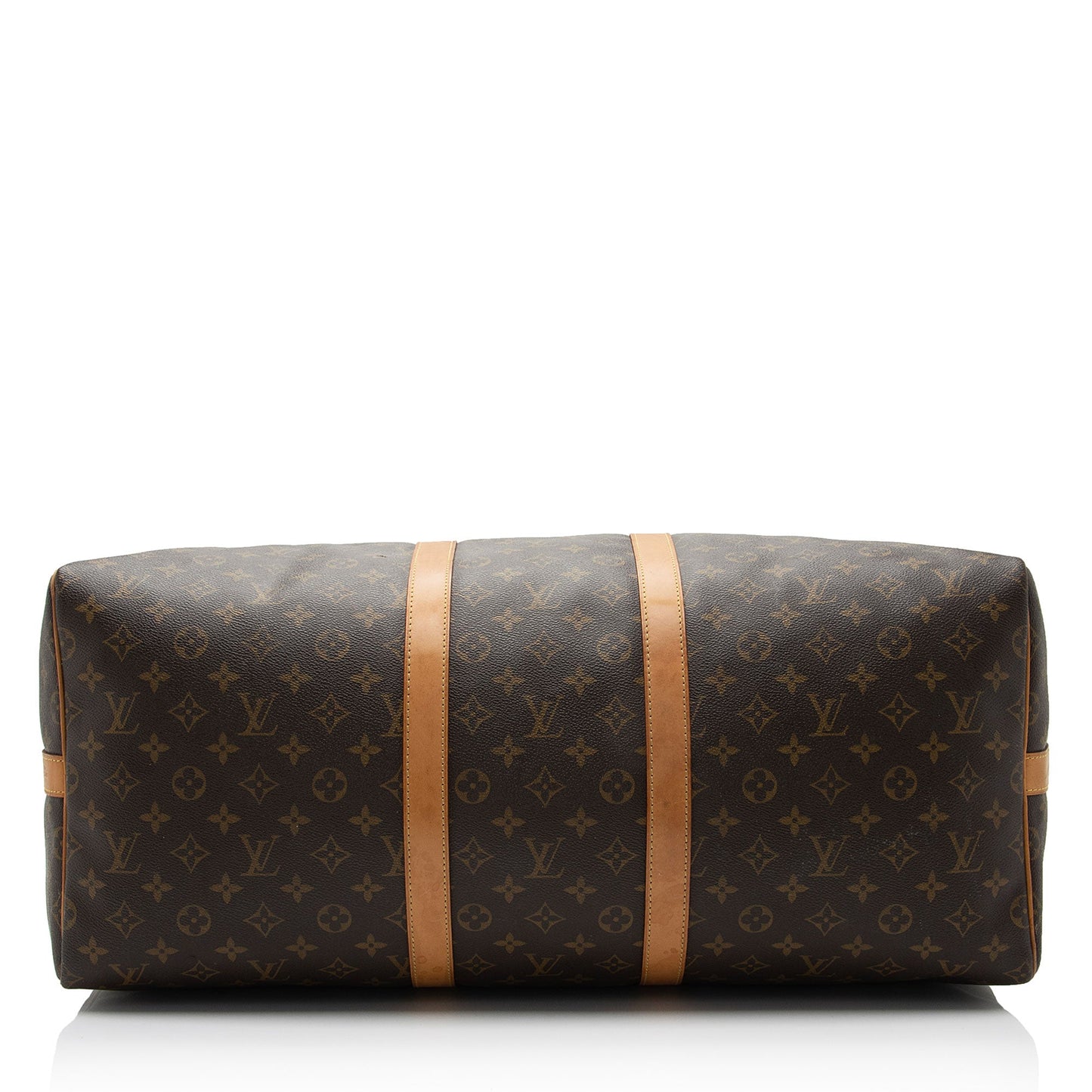 Louis Vuitton Monogram Canvas Keepall Bandouliere 55 Duffle Bag (SHF-qBIEjn)