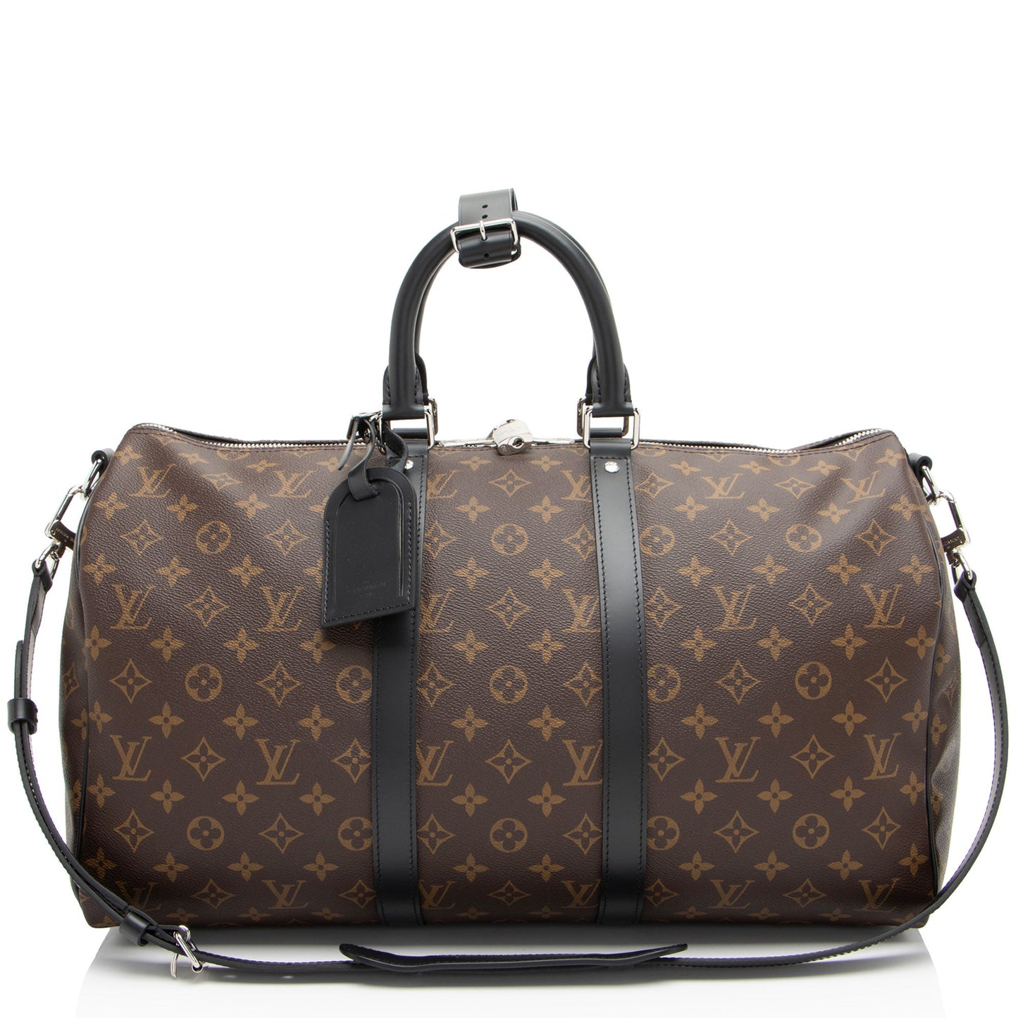 Louis Vuitton Monogram Canvas Macassar Keepall Bandouliere 45 Duffle