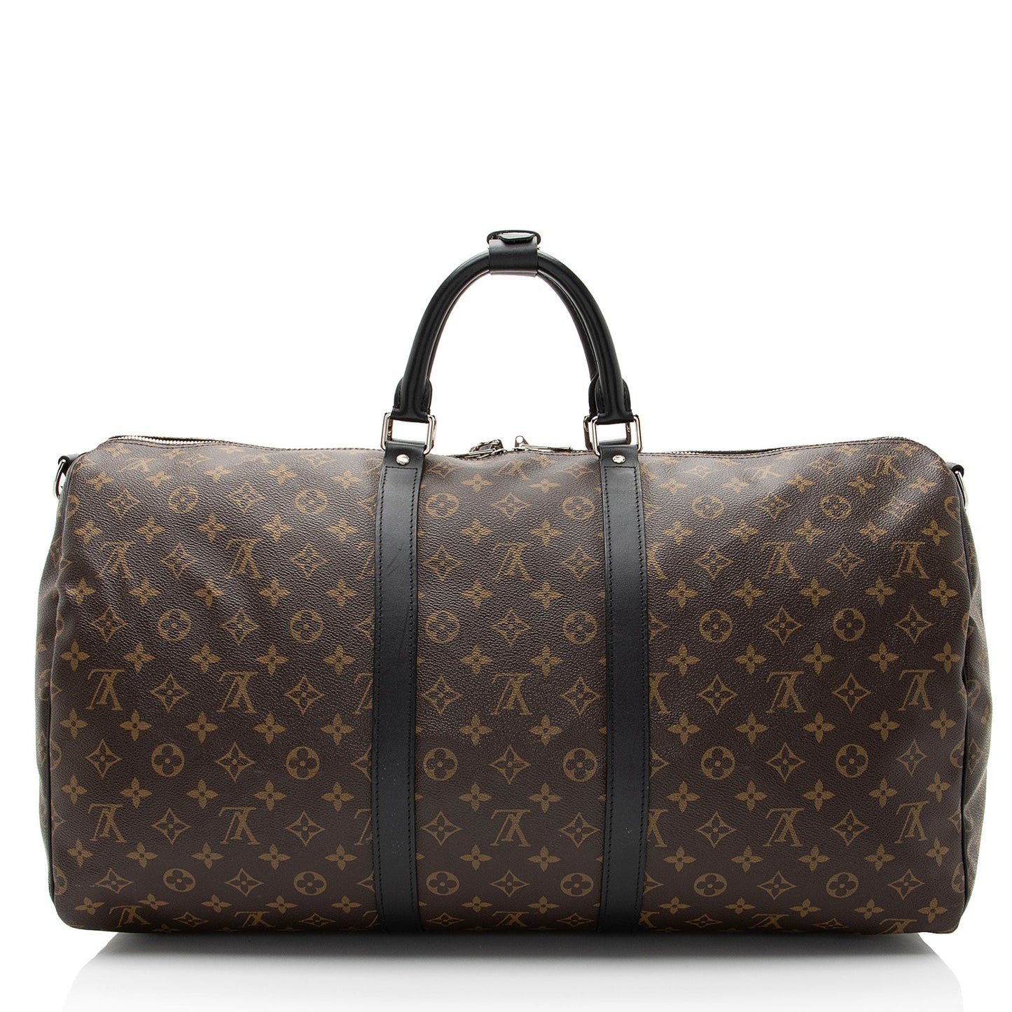 Louis Vuitton Monogram Canvas Macassar Keepall Bandouliere 55 Duffle