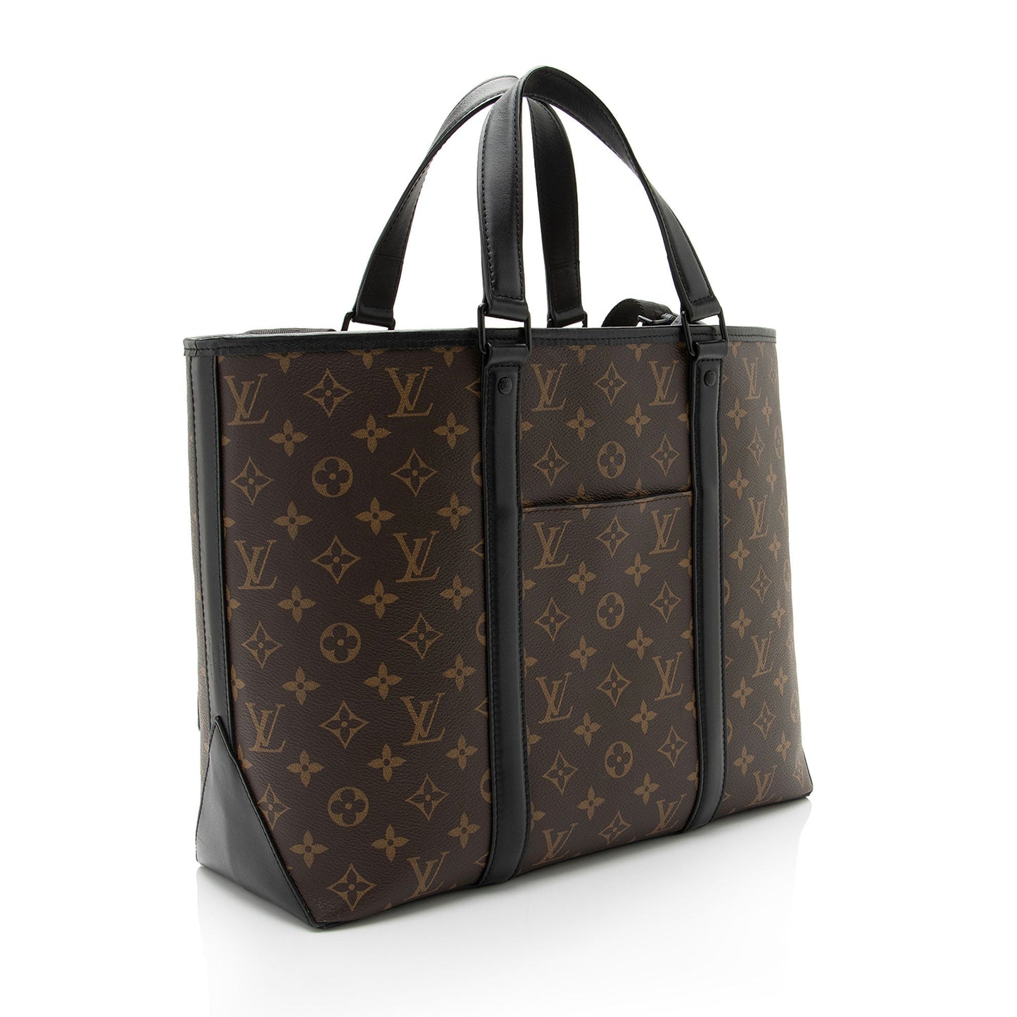Louis Vuitton Monogram Canvas Macassar Weekend PM Tote (SHF-IgfWsf)