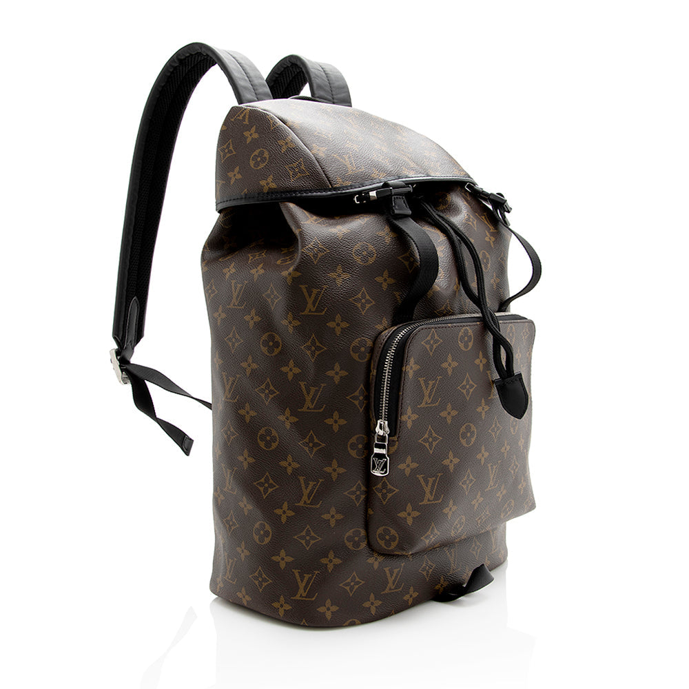Louis Vuitton Monogram Canvas Macassar Zack Backpack (SHF-20982)