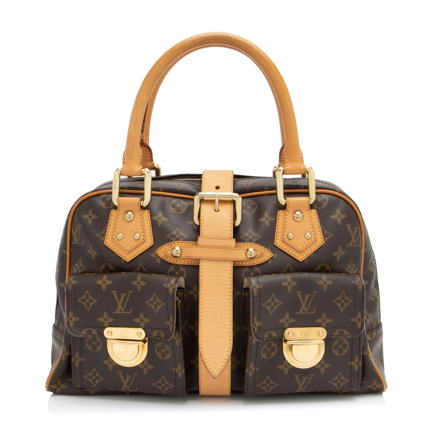 Louis Vuitton Monogram Canvas Manhattan GM Satchel (SHF-FGlzW5)