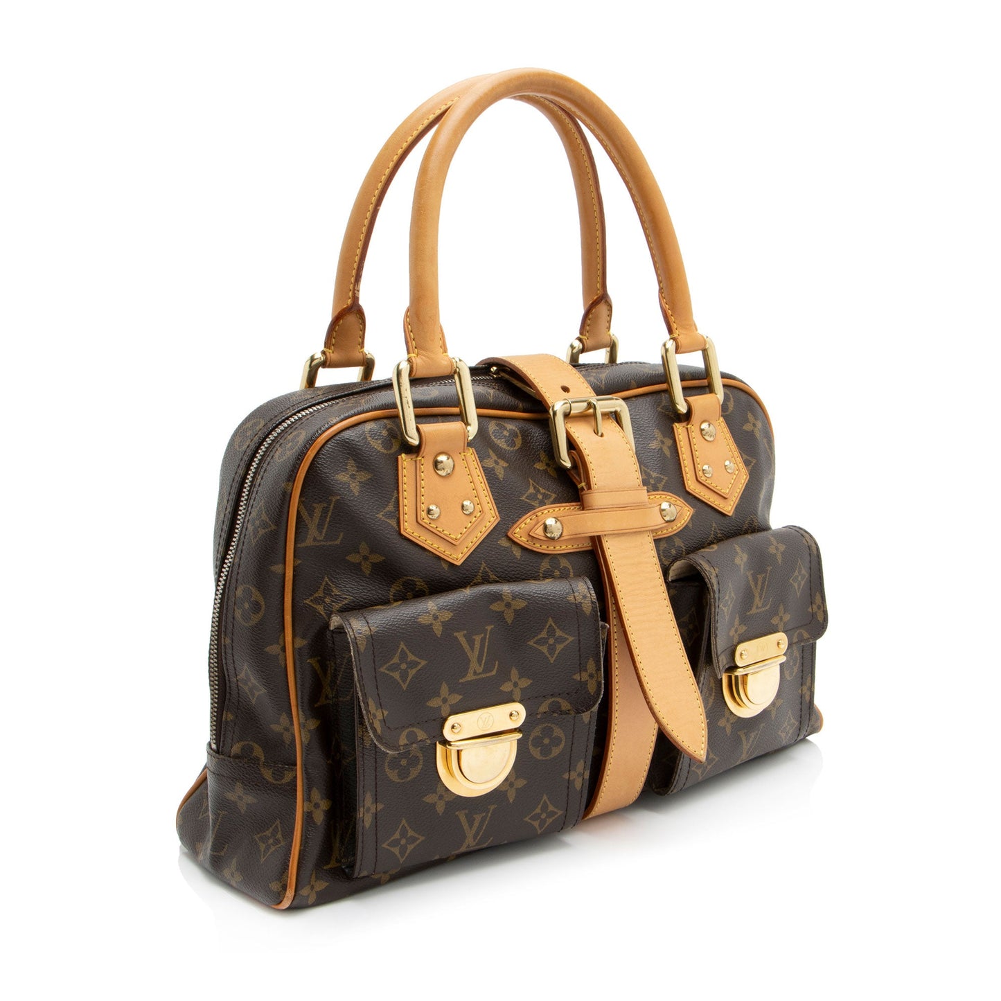 Louis Vuitton Monogram Canvas Manhattan GM Satchel (SHF-FGlzW5)