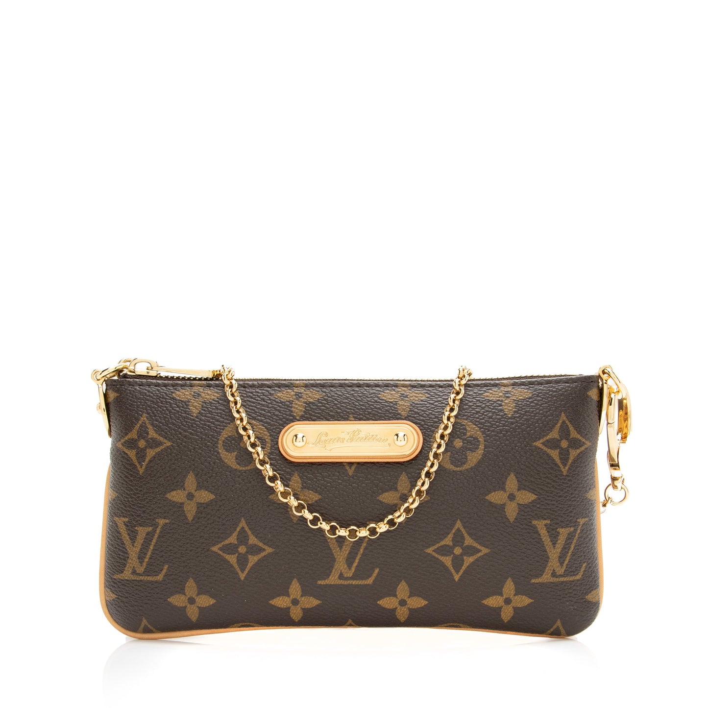 Louis Vuitton Monogram Canvas Milla MM Pochette (SHF-23941)