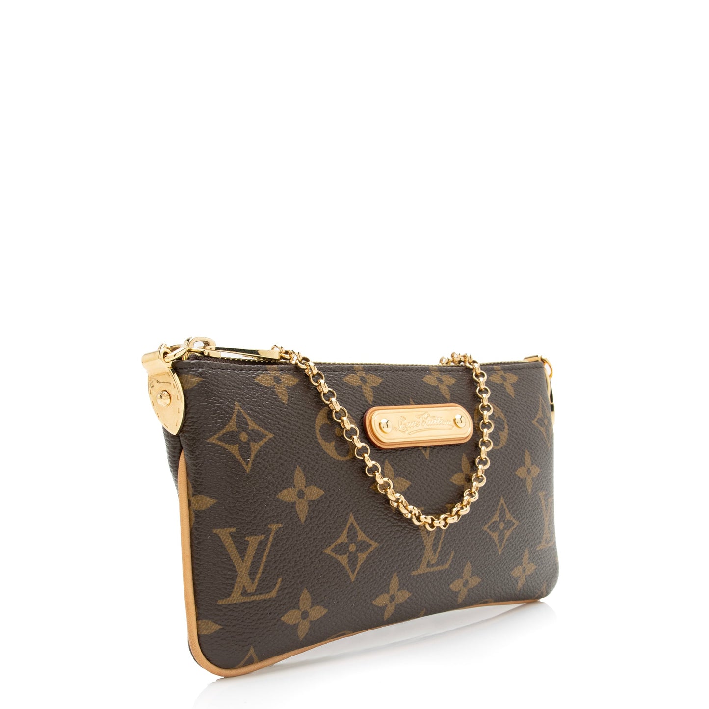 Louis Vuitton Monogram Canvas Milla MM Pochette (SHF-23941)