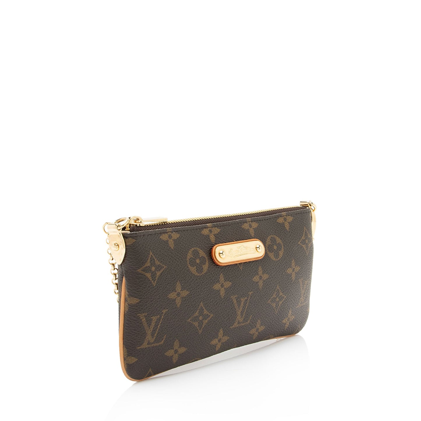 Louis Vuitton Monogram Canvas Milla MM Pochette (SHF-5uMDHD)