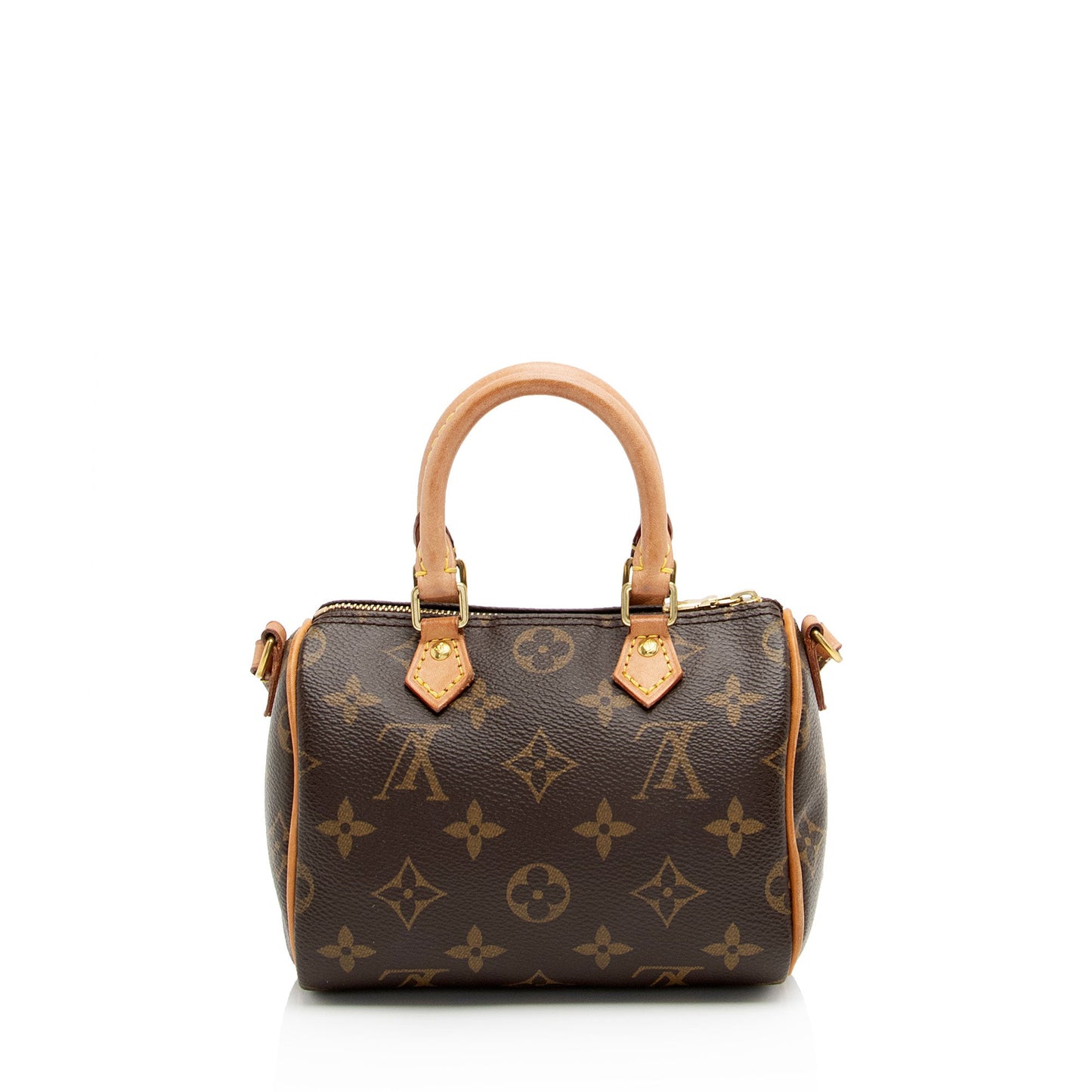 Louis Vuitton Monogram Canvas Nano Speedy Satchel (SHF-v8GlEI)