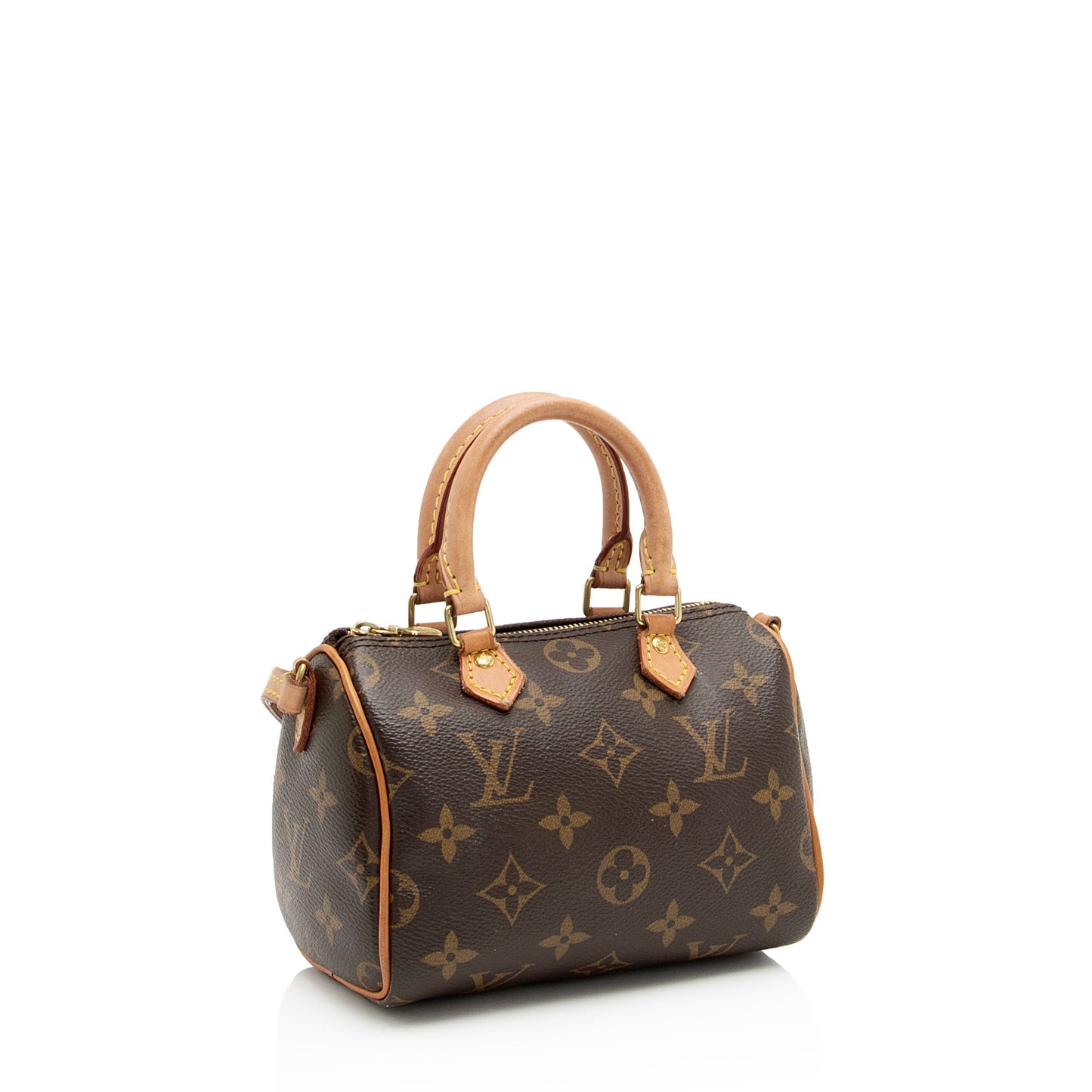 Louis Vuitton Monogram Canvas Nano Speedy Satchel (SHF-v8GlEI)