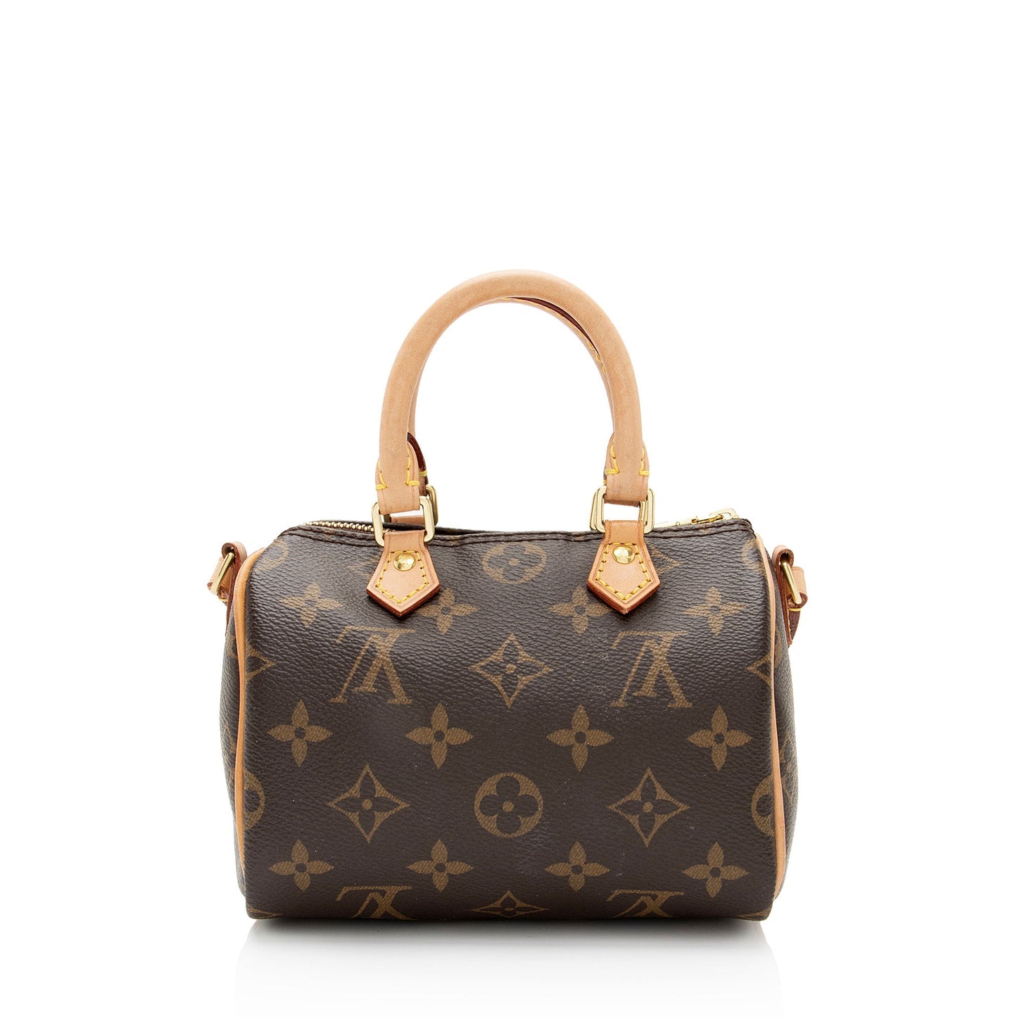 Louis Vuitton Monogram Canvas Nano Speedy Satchel (SHF-gUjSco)