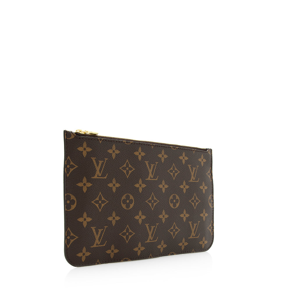 Louis Vuitton Monogram Canvas Neverfull MM Pochette (SHF-20141)