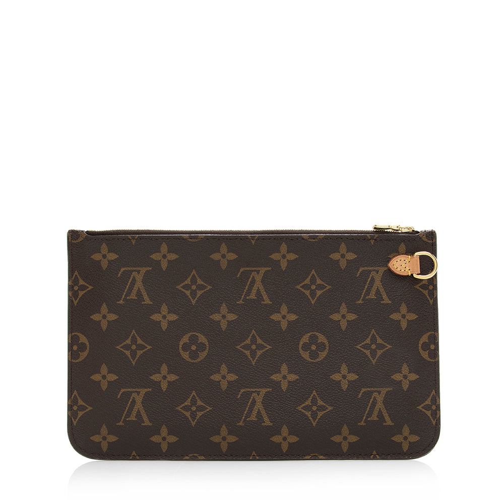 Louis Vuitton Monogram Canvas Neverfull MM Pochette (SHF-21379)