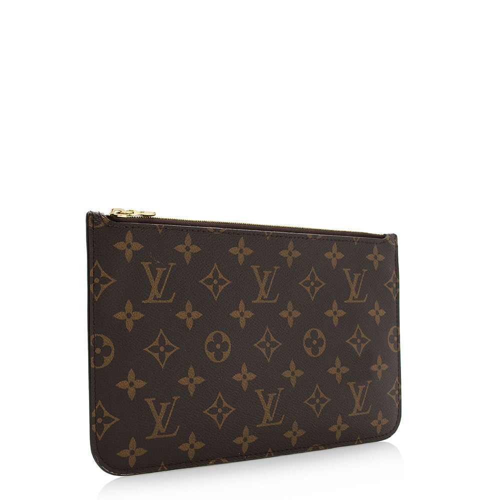 Louis Vuitton Monogram Canvas Neverfull MM Pochette (SHF-21379)