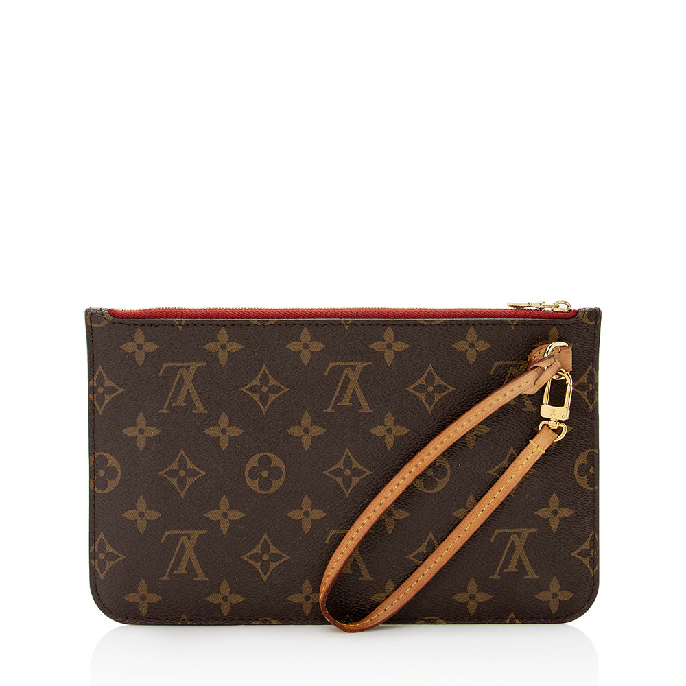 Louis Vuitton Monogram Canvas Neverfull MM Pochette (SHF-21784)