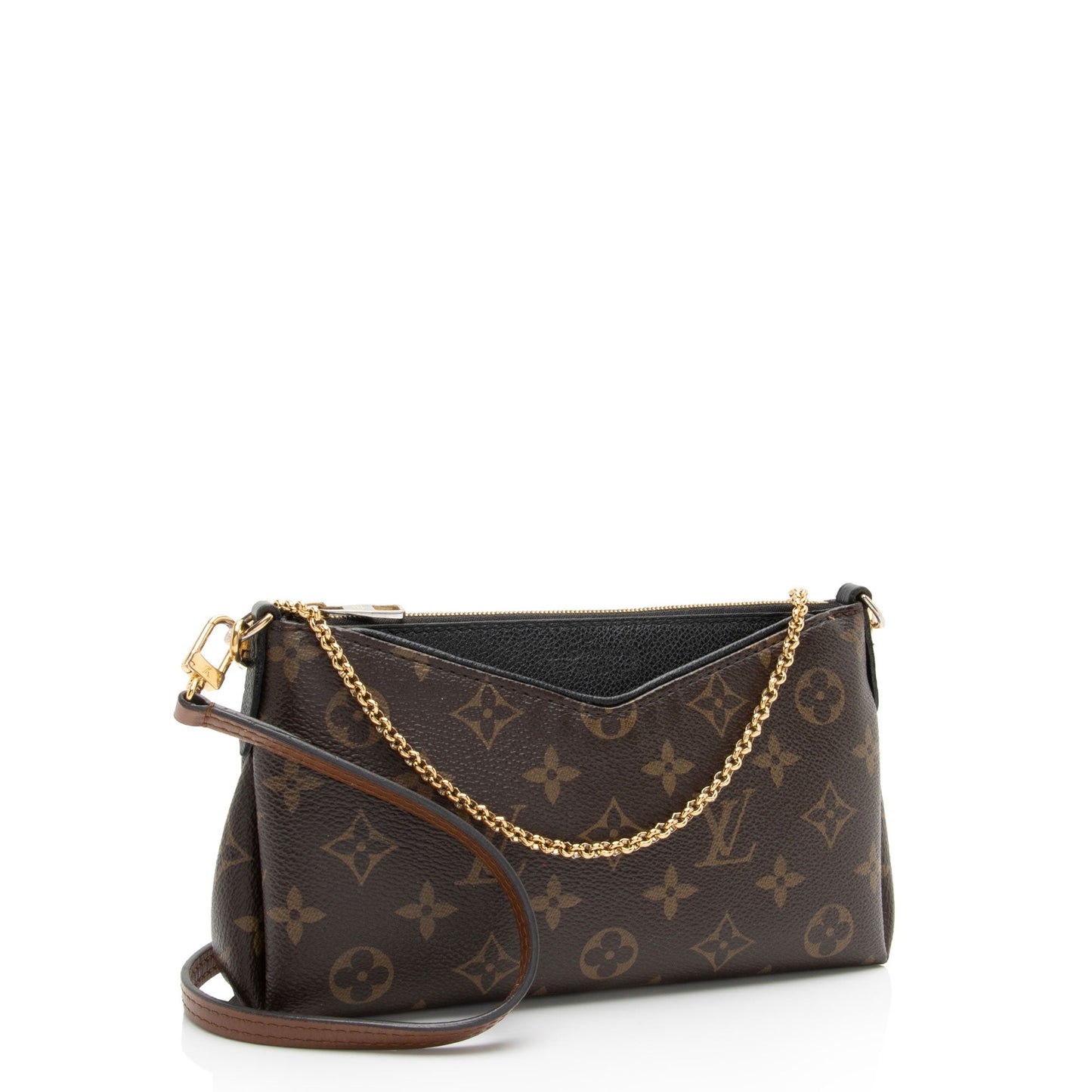 Louis Vuitton Monogram Canvas Pallas Clutch (SHF-0zekHn)