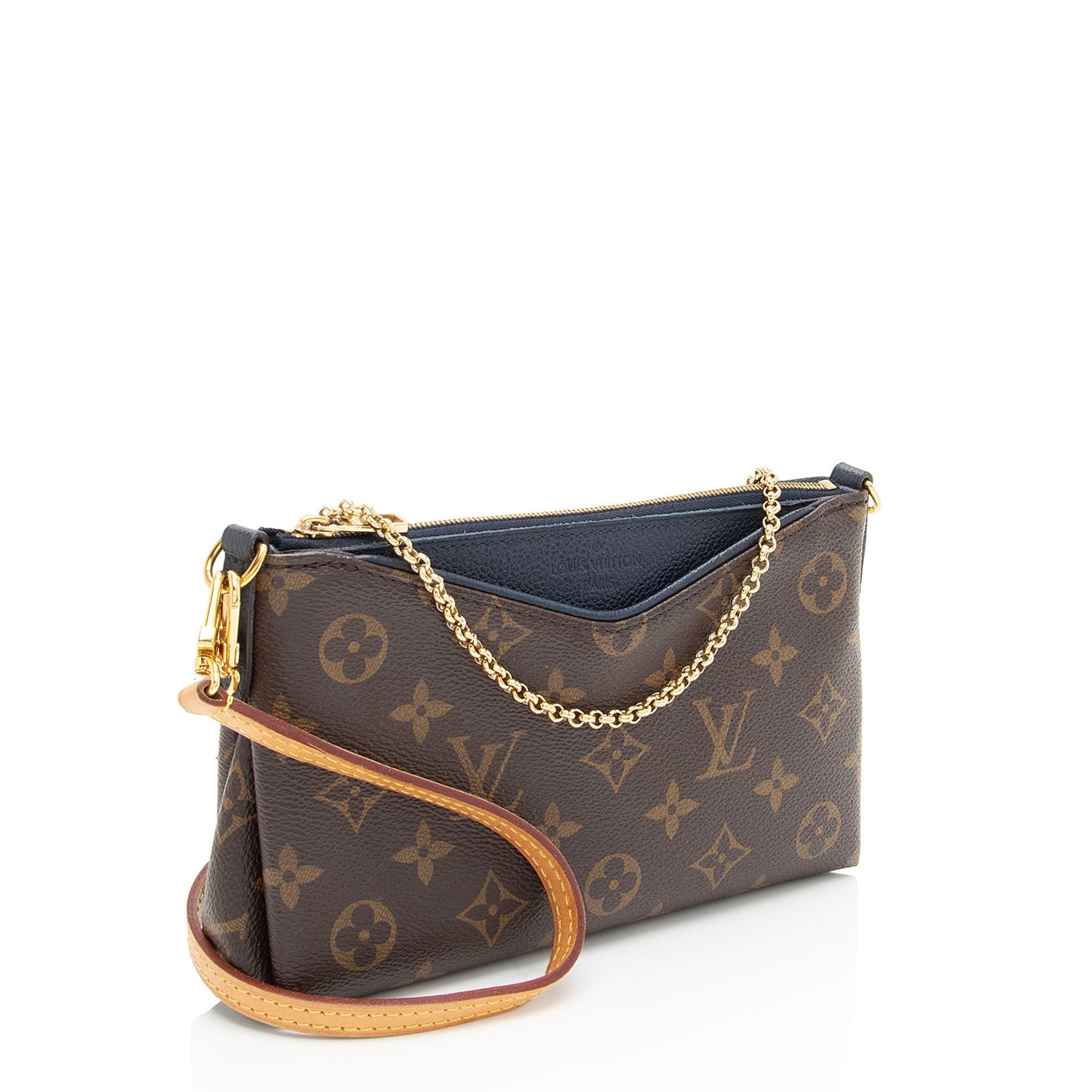 Louis Vuitton Monogram Canvas Pallas Clutch (SHF-DyETKt)
