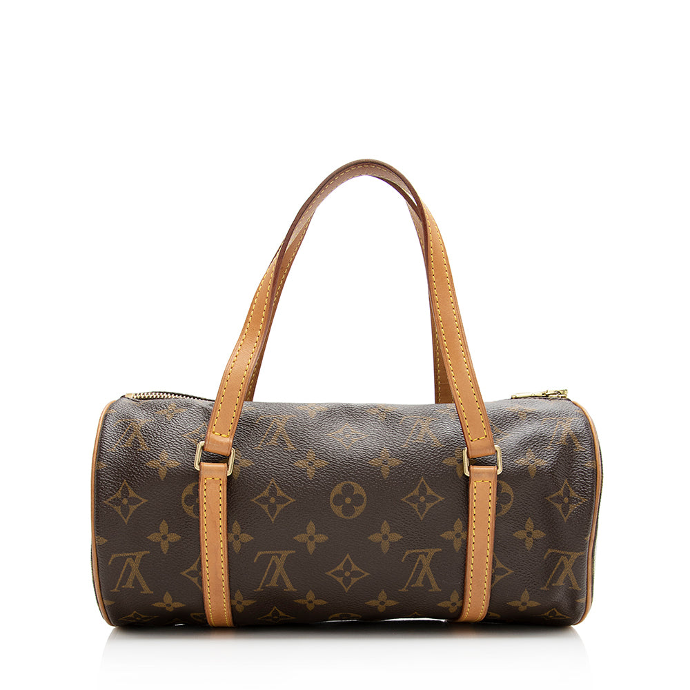 Louis Vuitton Monogram Canvas Papillon 26 Satchel (SHF-19863)